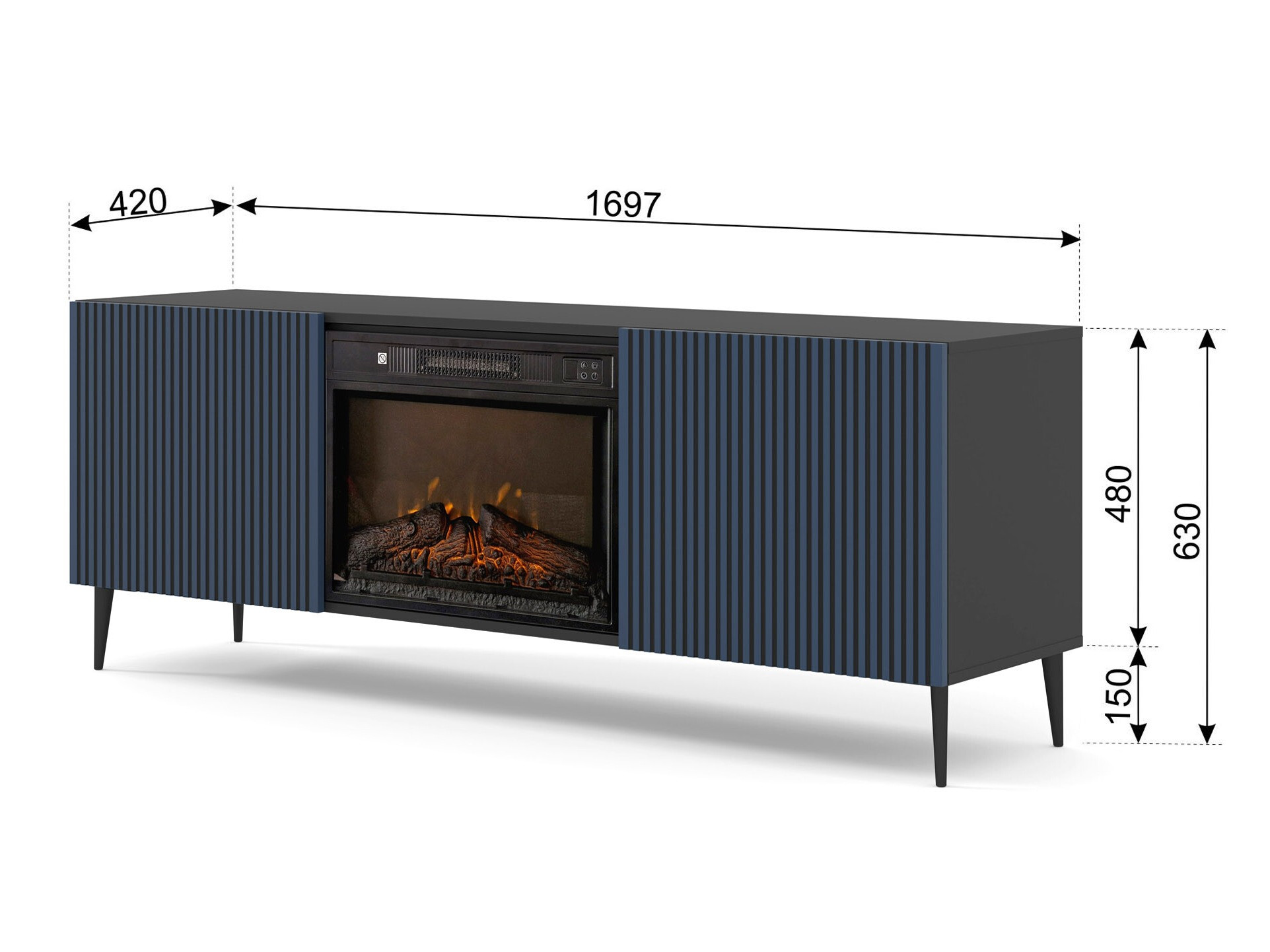 Skapis Talsalu 111 (Zils)