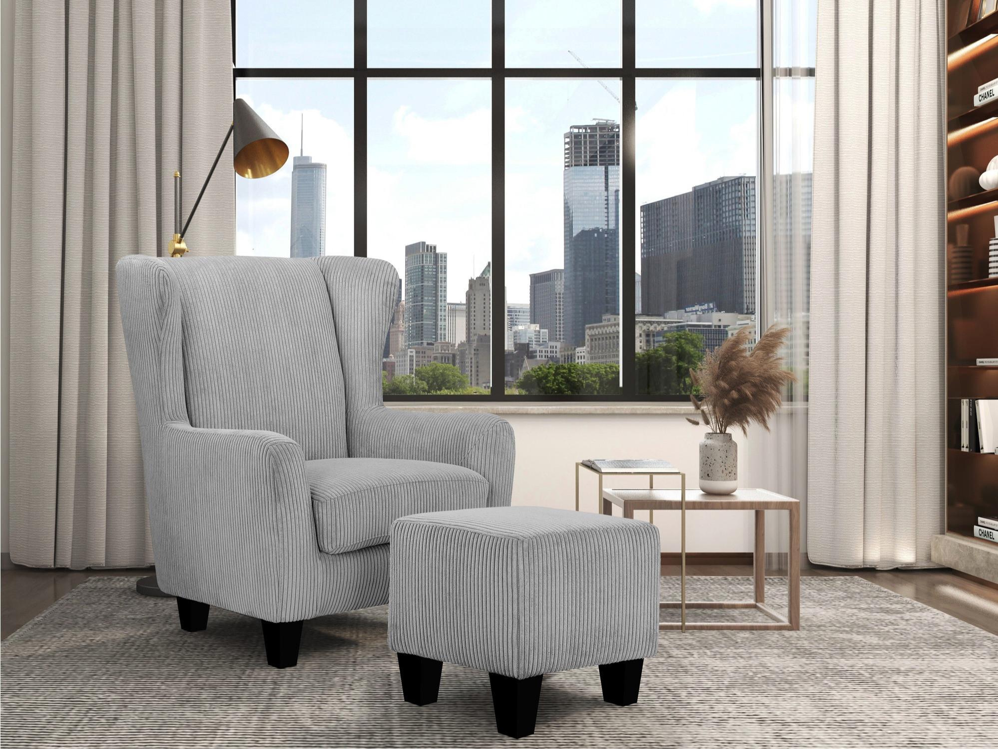 Krēsls Denton 1366 (Pelēks)