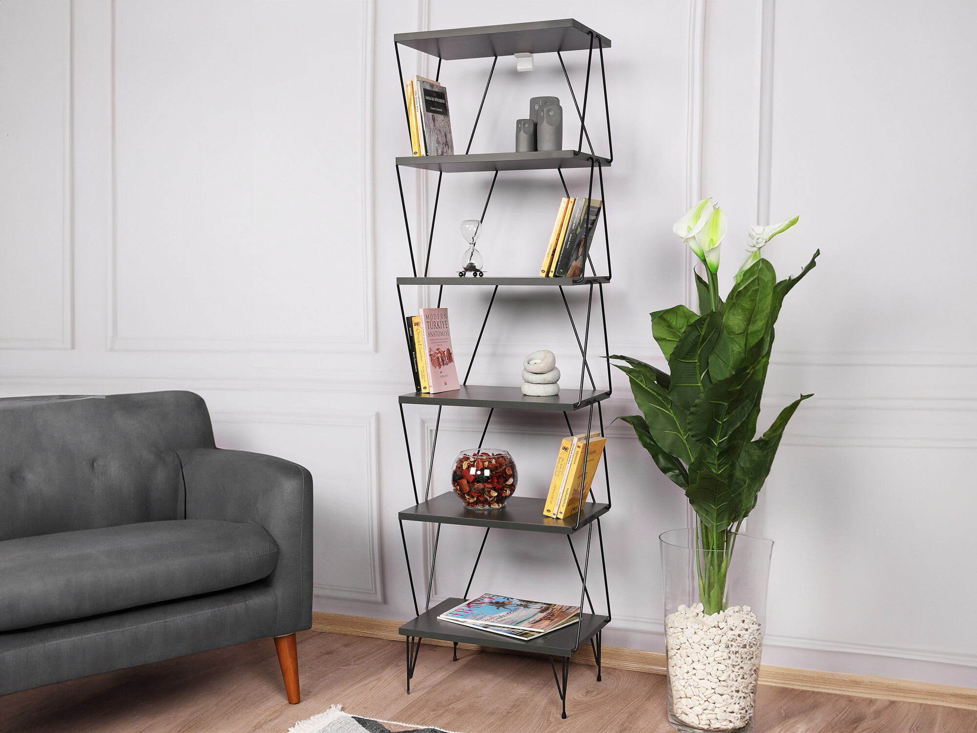 Plaukts Kailua 1044 (Antracīts)