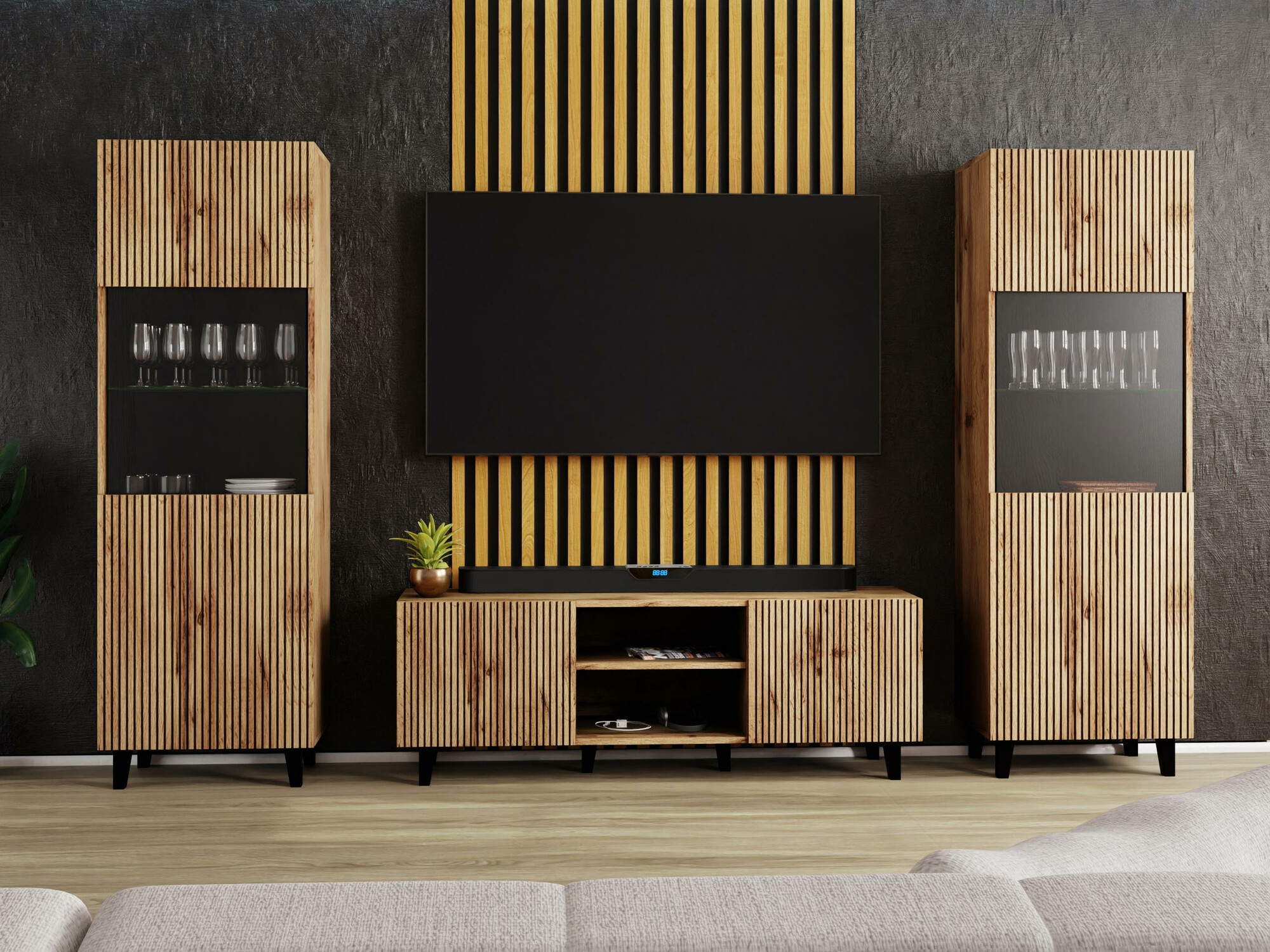 Viesistabas komplekts Comes (Votan ozols)