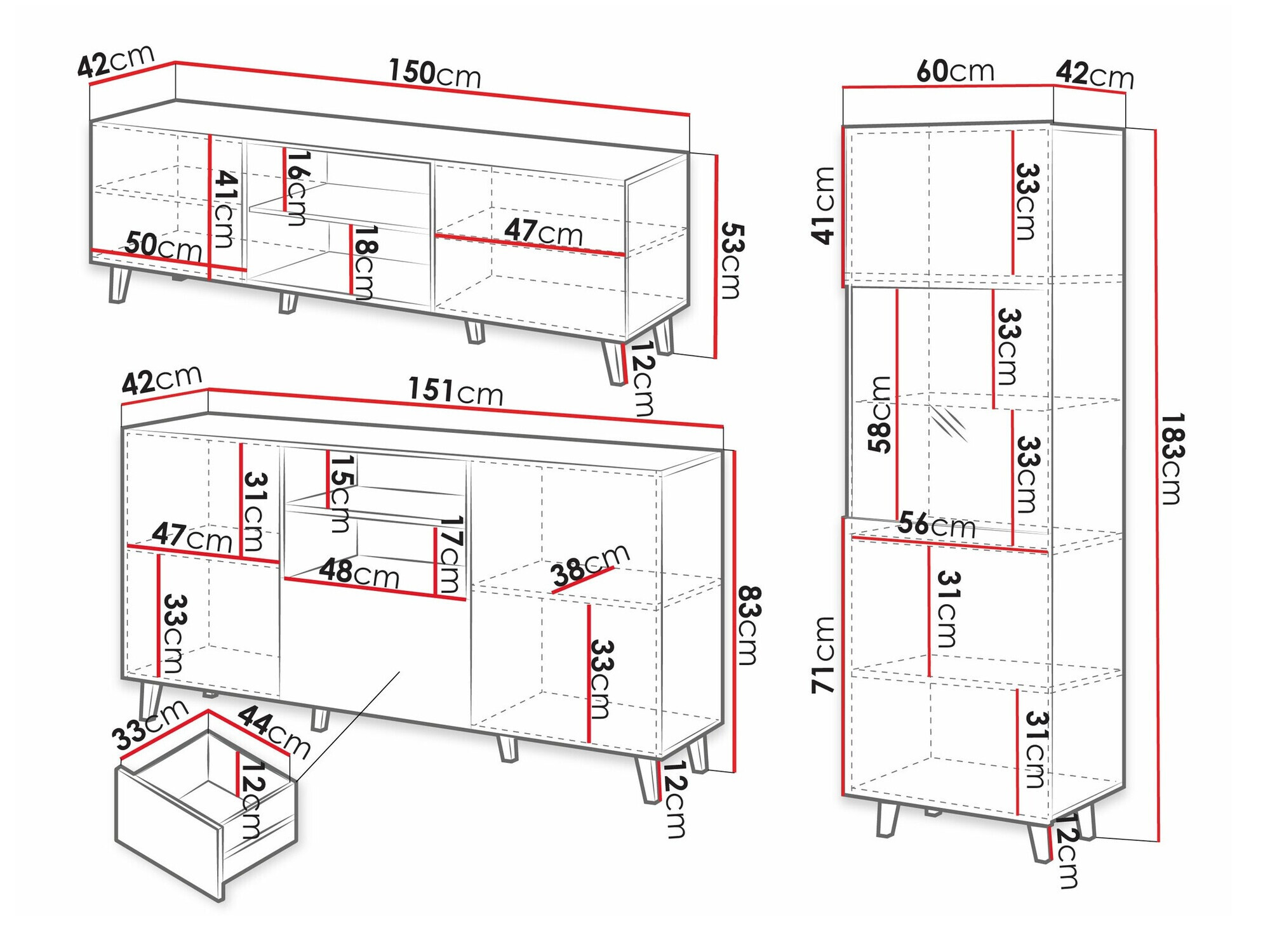 Viesistabas komplekts Remeta 111 (Antracīts)