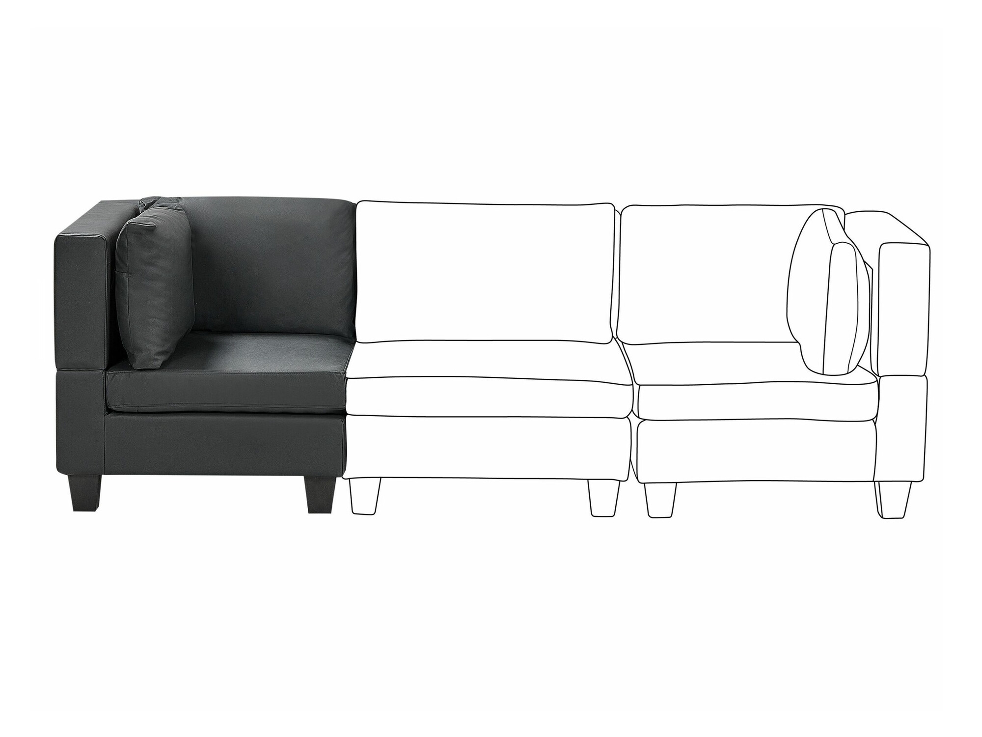 Модульное кресло Elbmeli 106