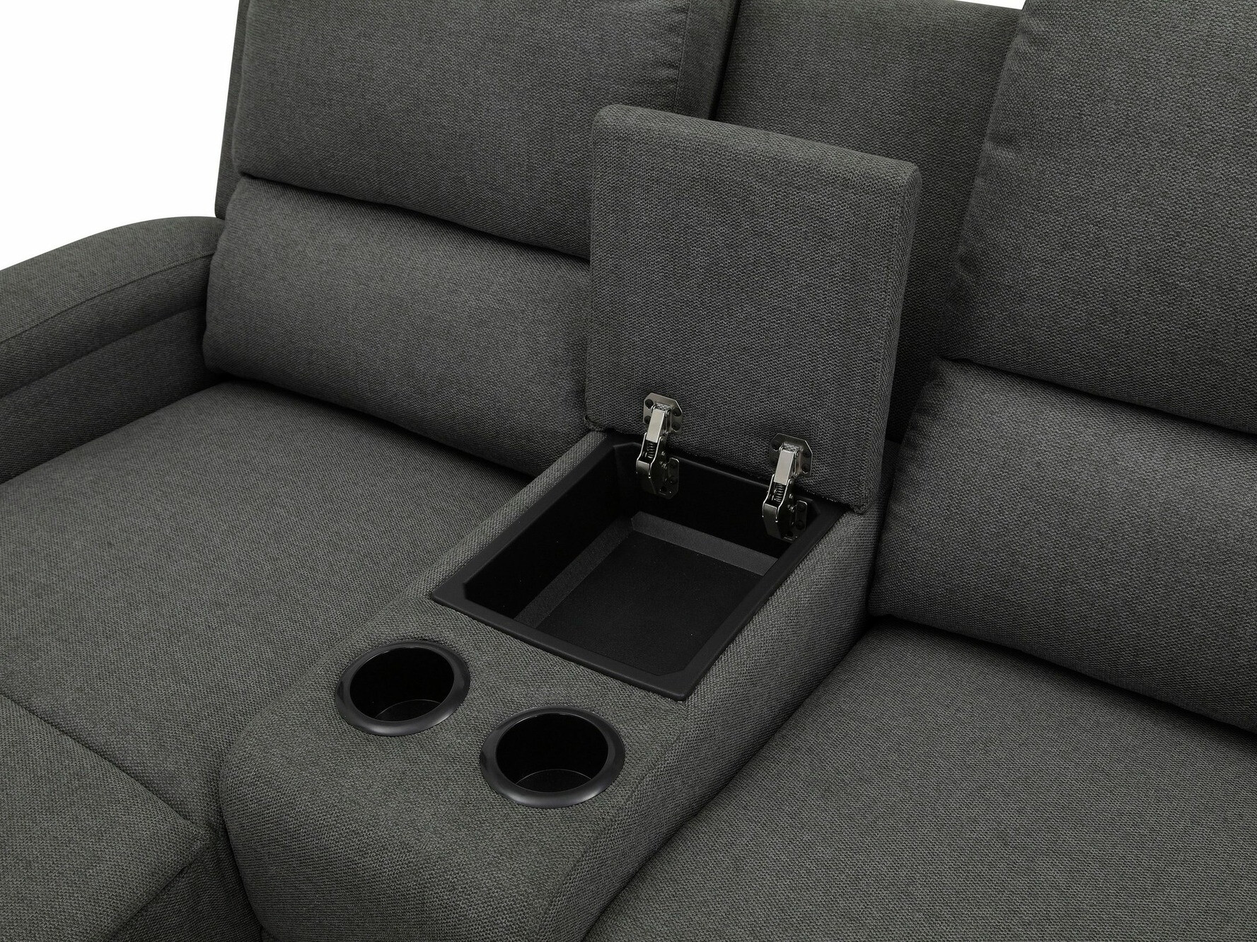 Stūra dīvāns reglaineris Denton 1368 (Antracīts)