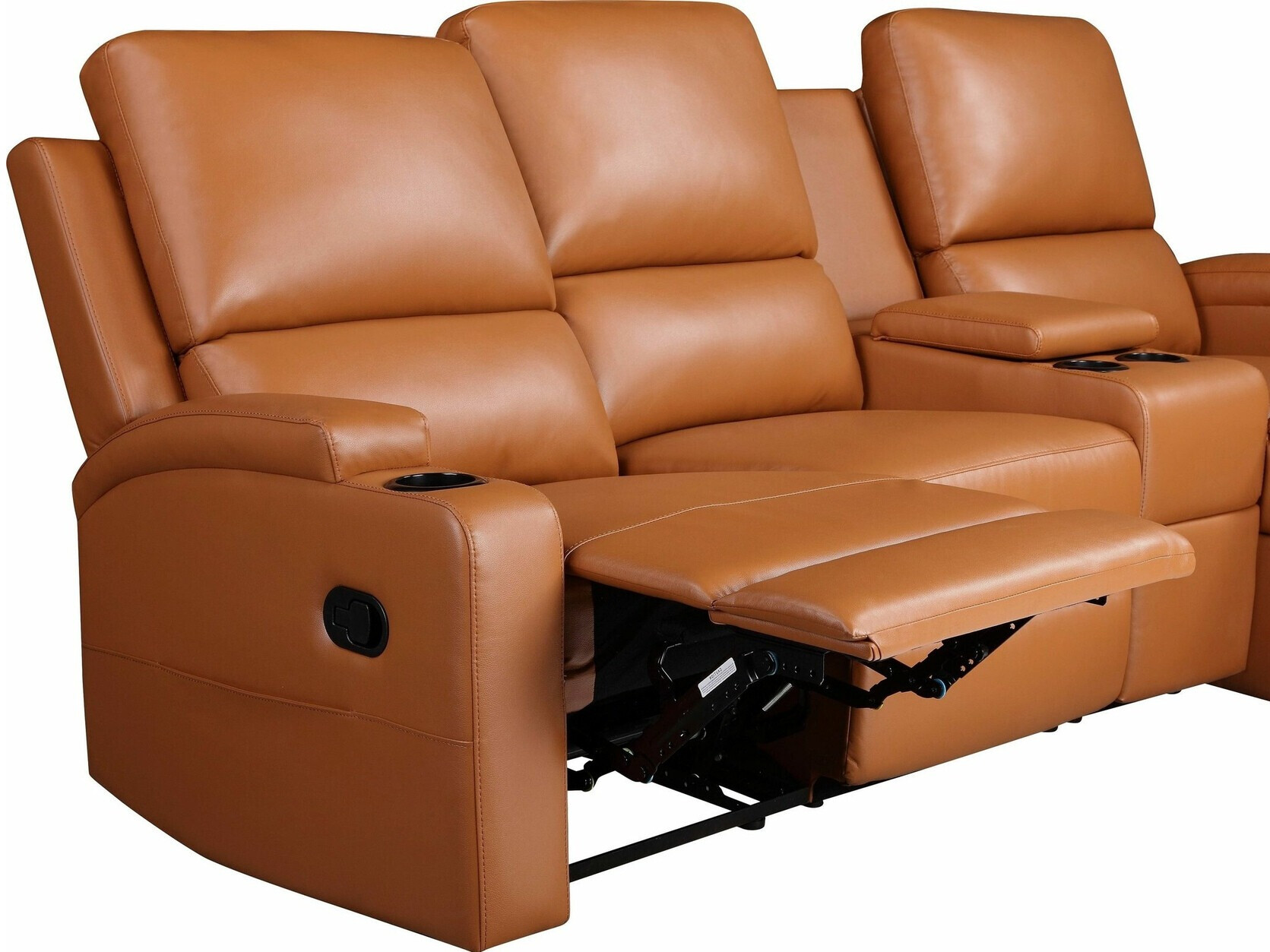 Stūra dīvāns reglaineris Denton 1368 (Brūns)