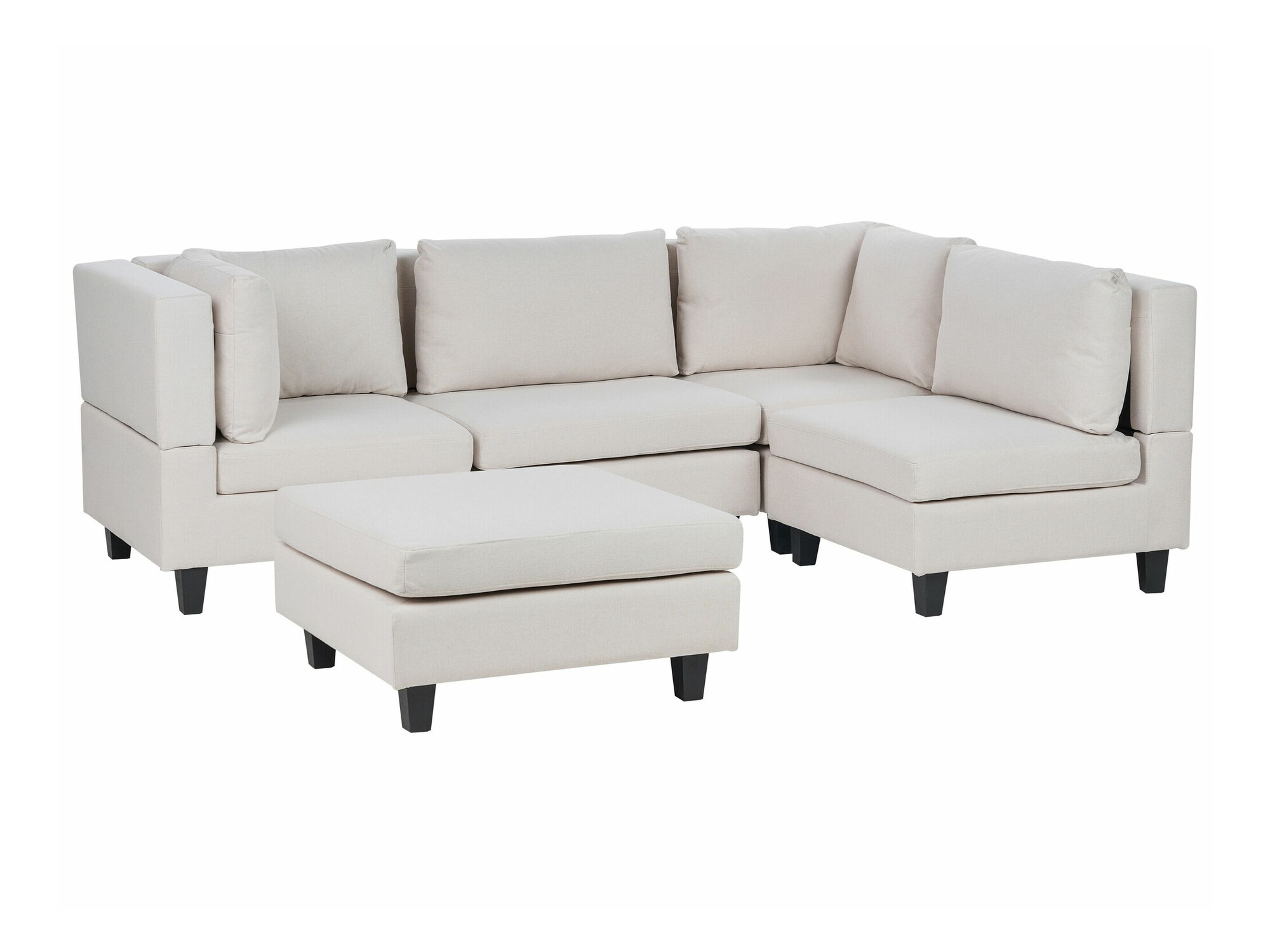 Модульный угловой диван Elbmeli 108 (Бежевый)