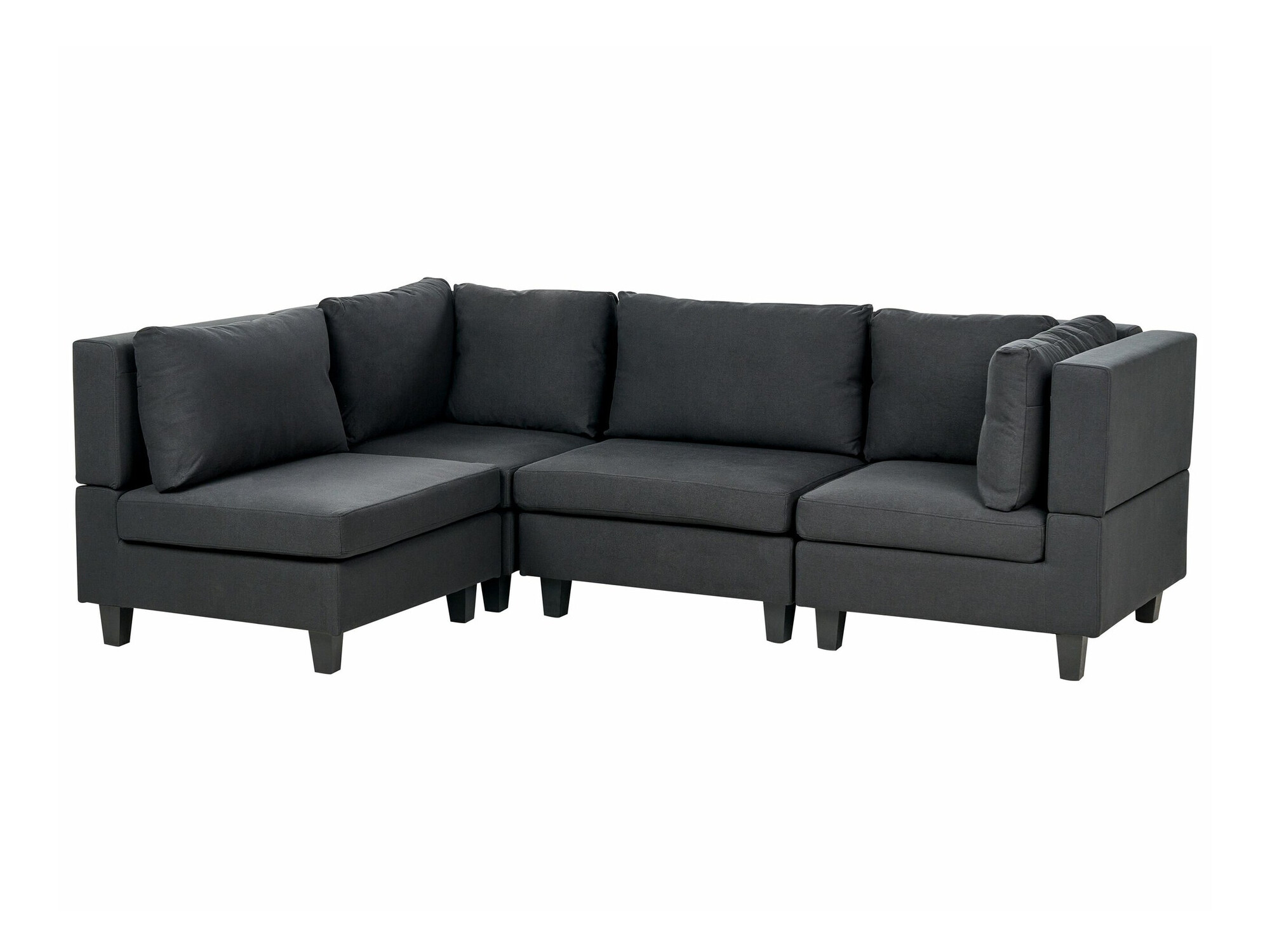 Модульный угловой диван Elbmeli 108 (Чёрный)