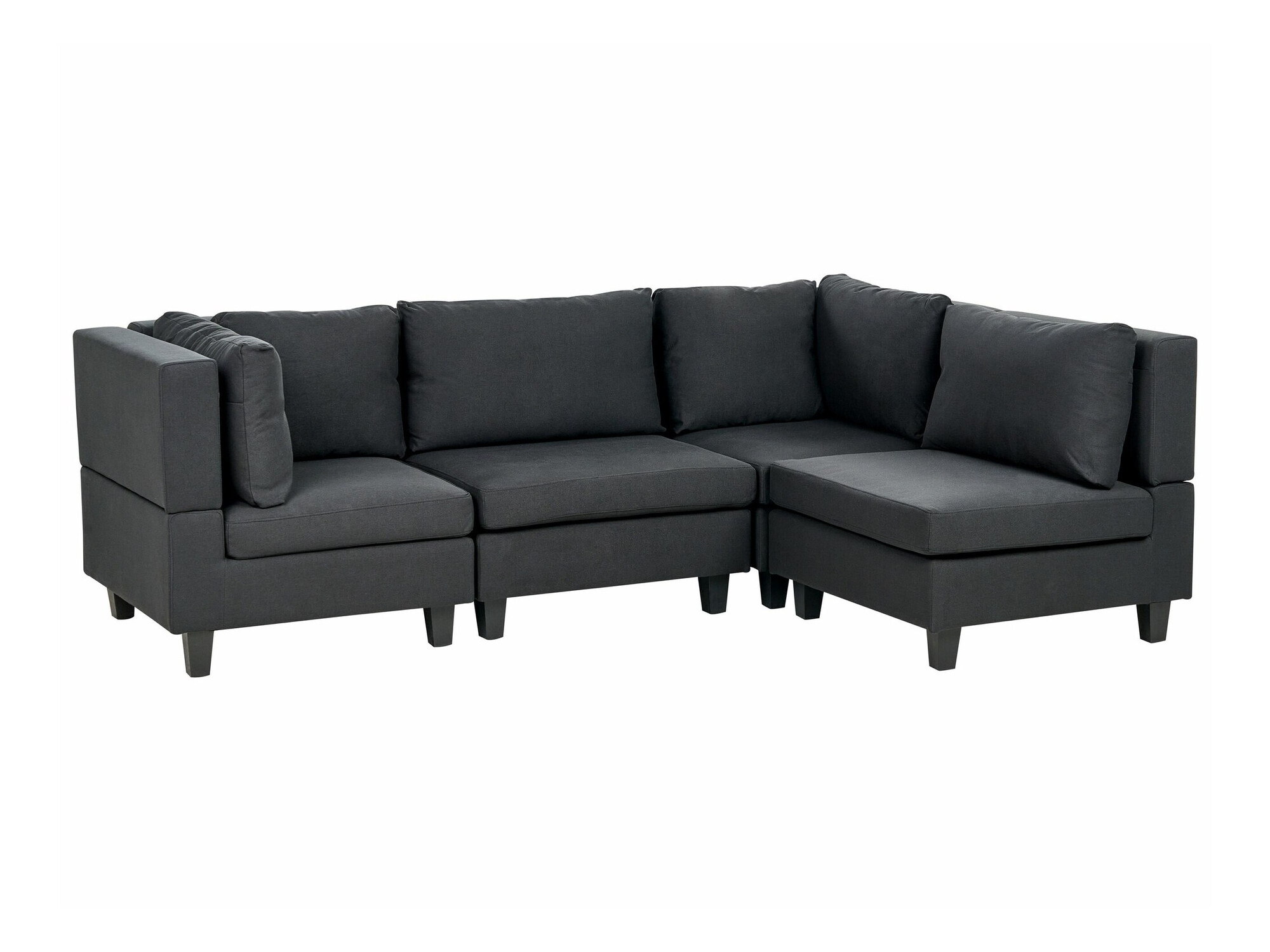 Модульный угловой диван Elbmeli 108 (Чёрный)