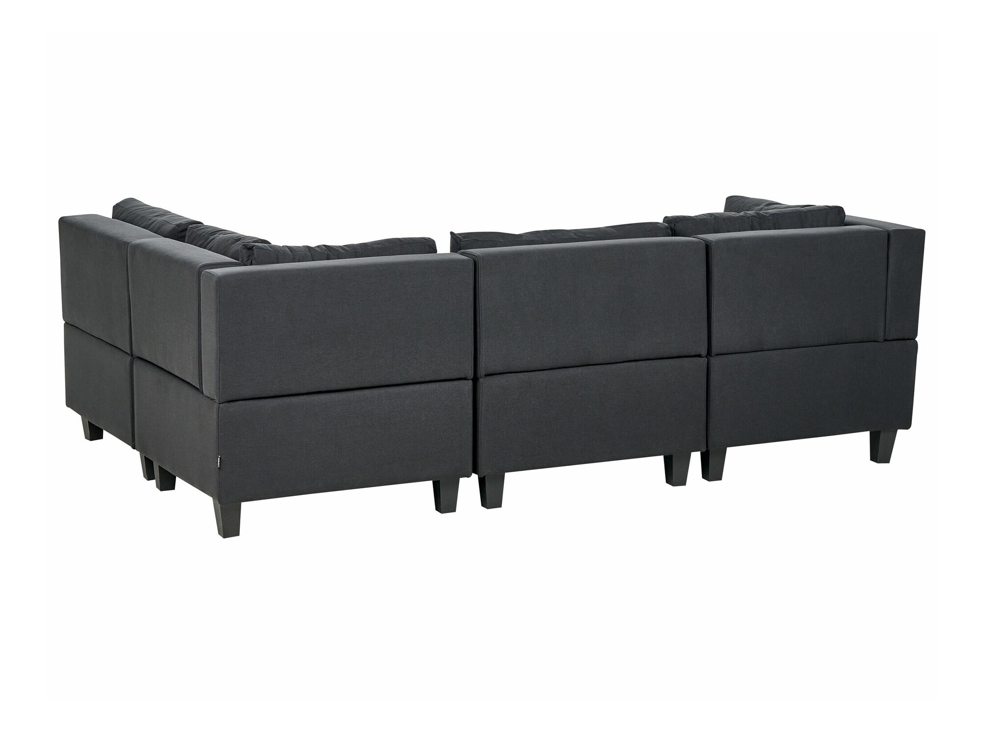 Модульный угловой диван Elbmeli 108 (Чёрный)