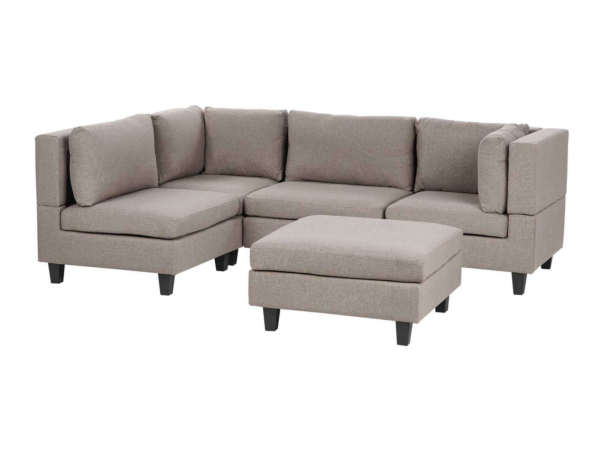 Moduļu stūra dīvāns Elbmeli 108 (Brūns)