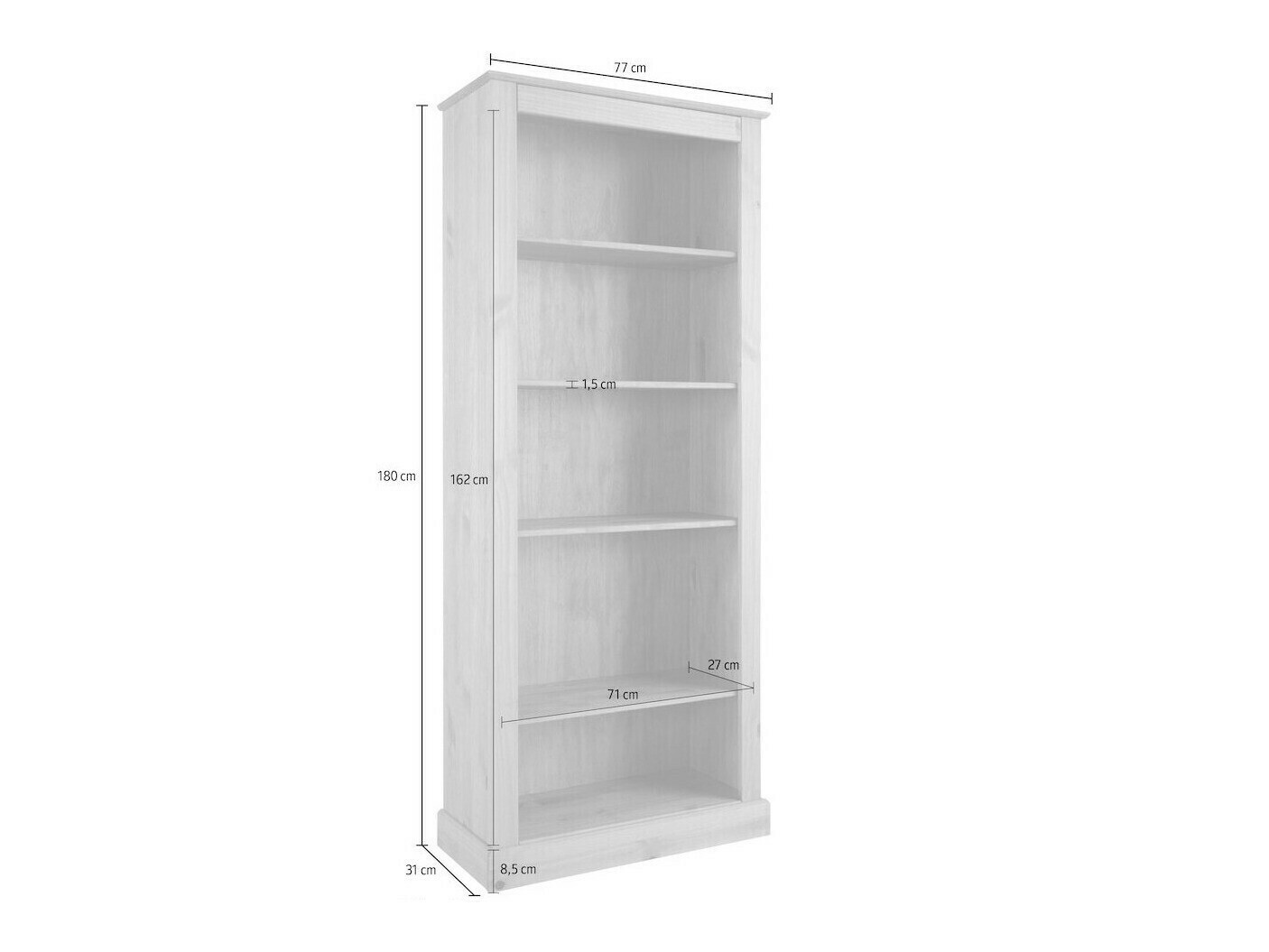 Plaukts Caltola 107 (Balts)