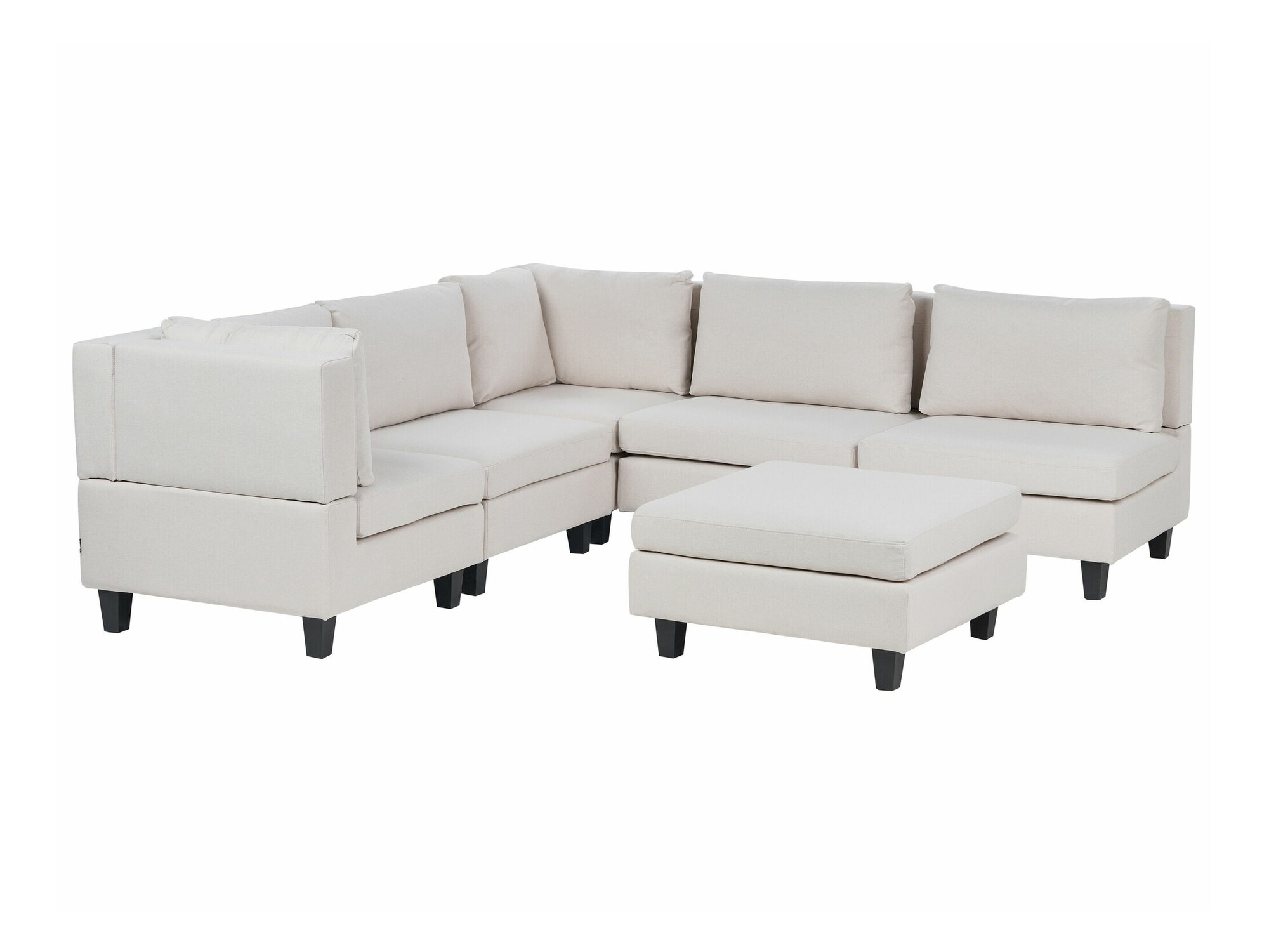 Модульный угловой диван Elbmeli 109 (Бежевый)