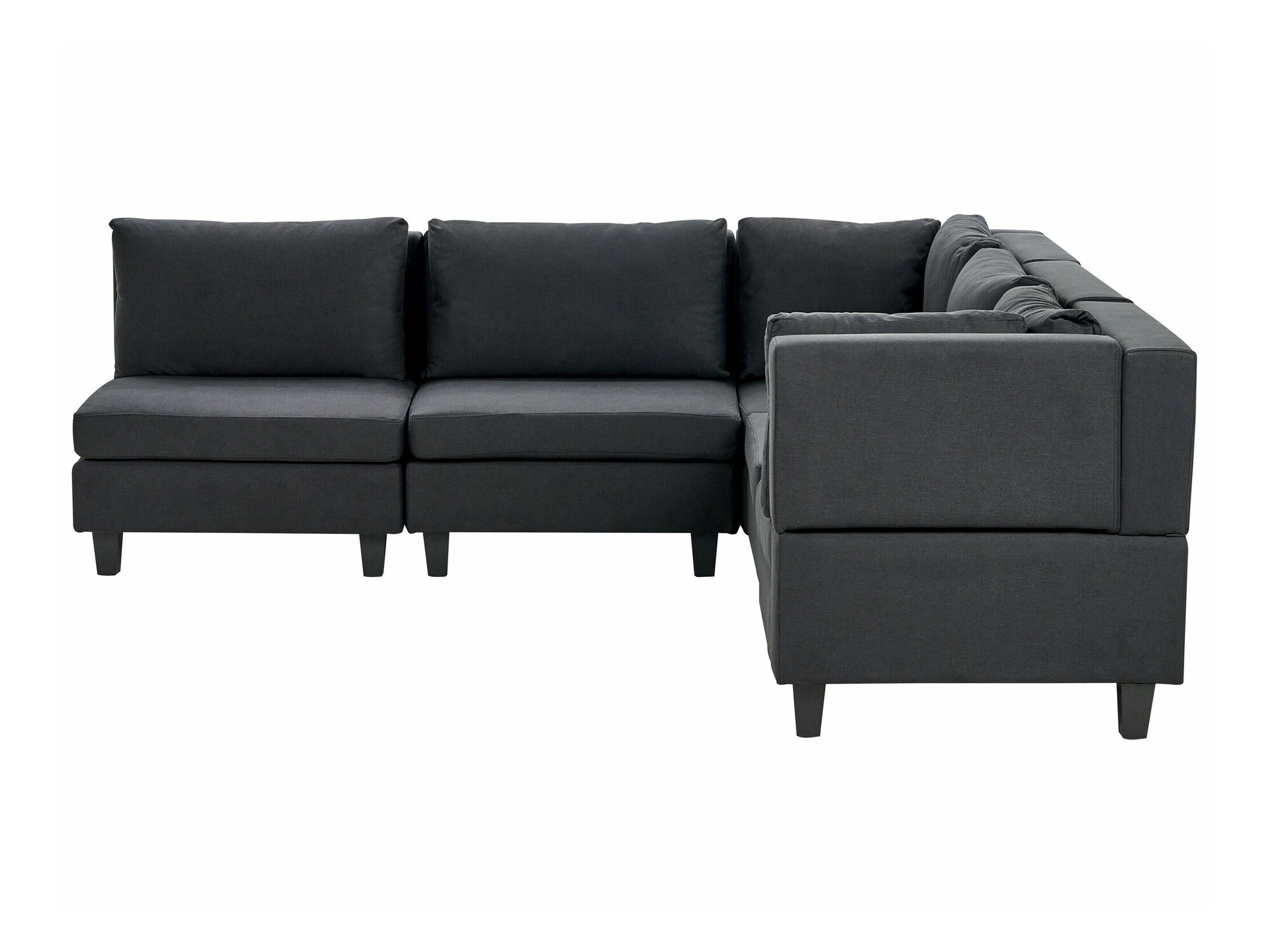 Модульный угловой диван Elbmeli 109 (Чёрный)