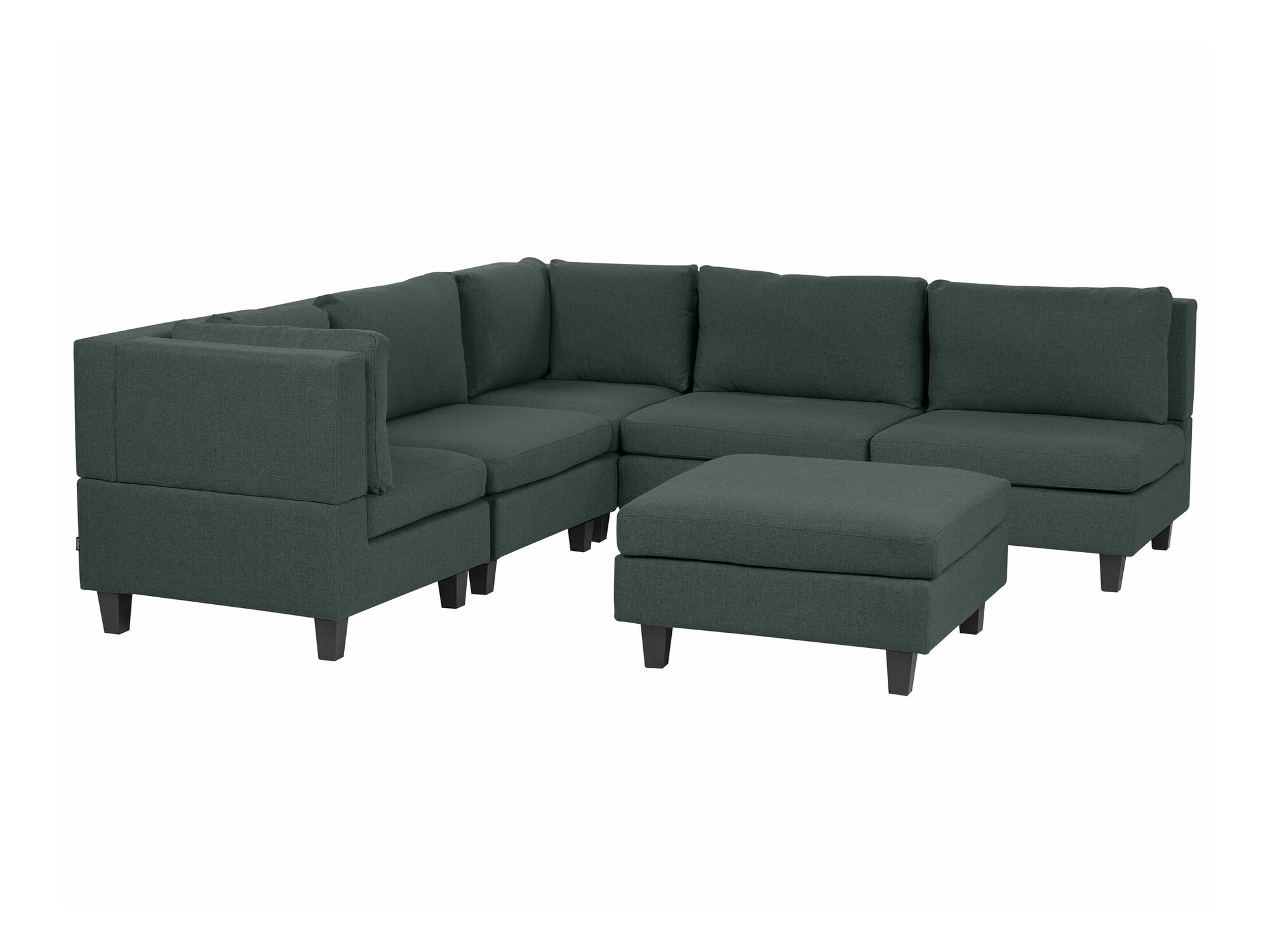 Модульный угловой диван Elbmeli 109 (Зелёный)