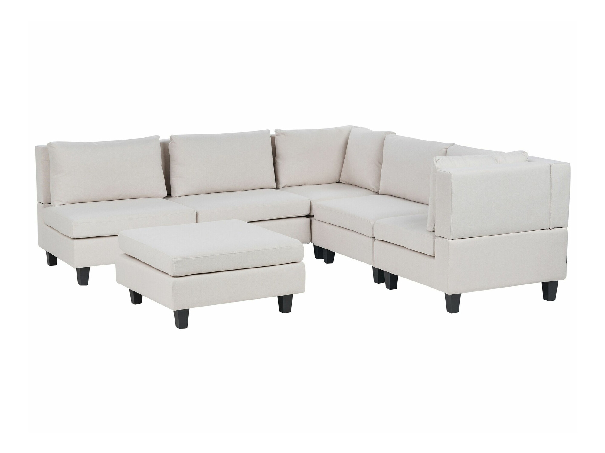 Moduļu stūra dīvāns Elbmeli 109 (Bēšs)