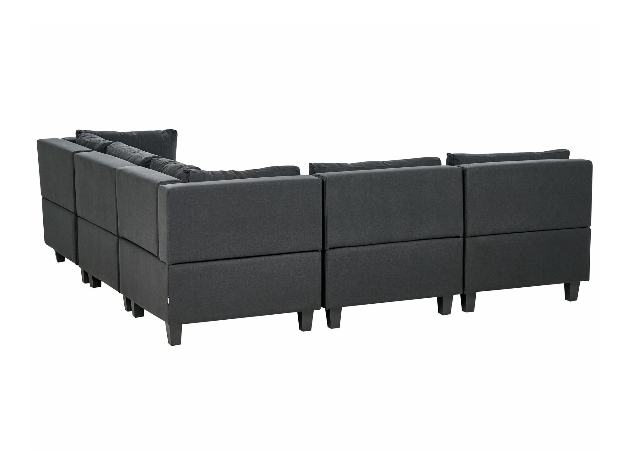 Moduļu stūra dīvāns Elbmeli 109 (Melns)