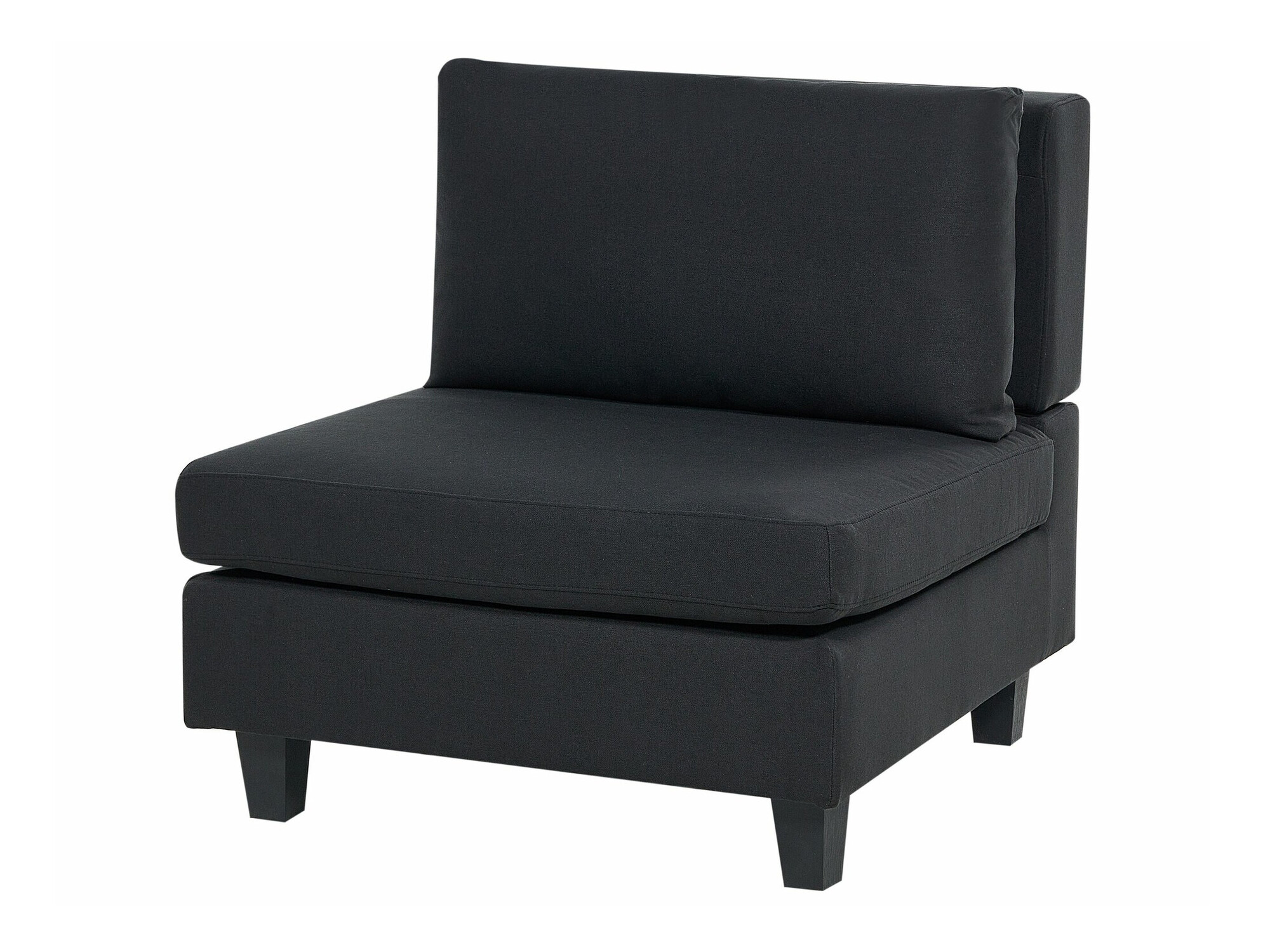 Moduļu stūra dīvāns Elbmeli 109 (Melns)