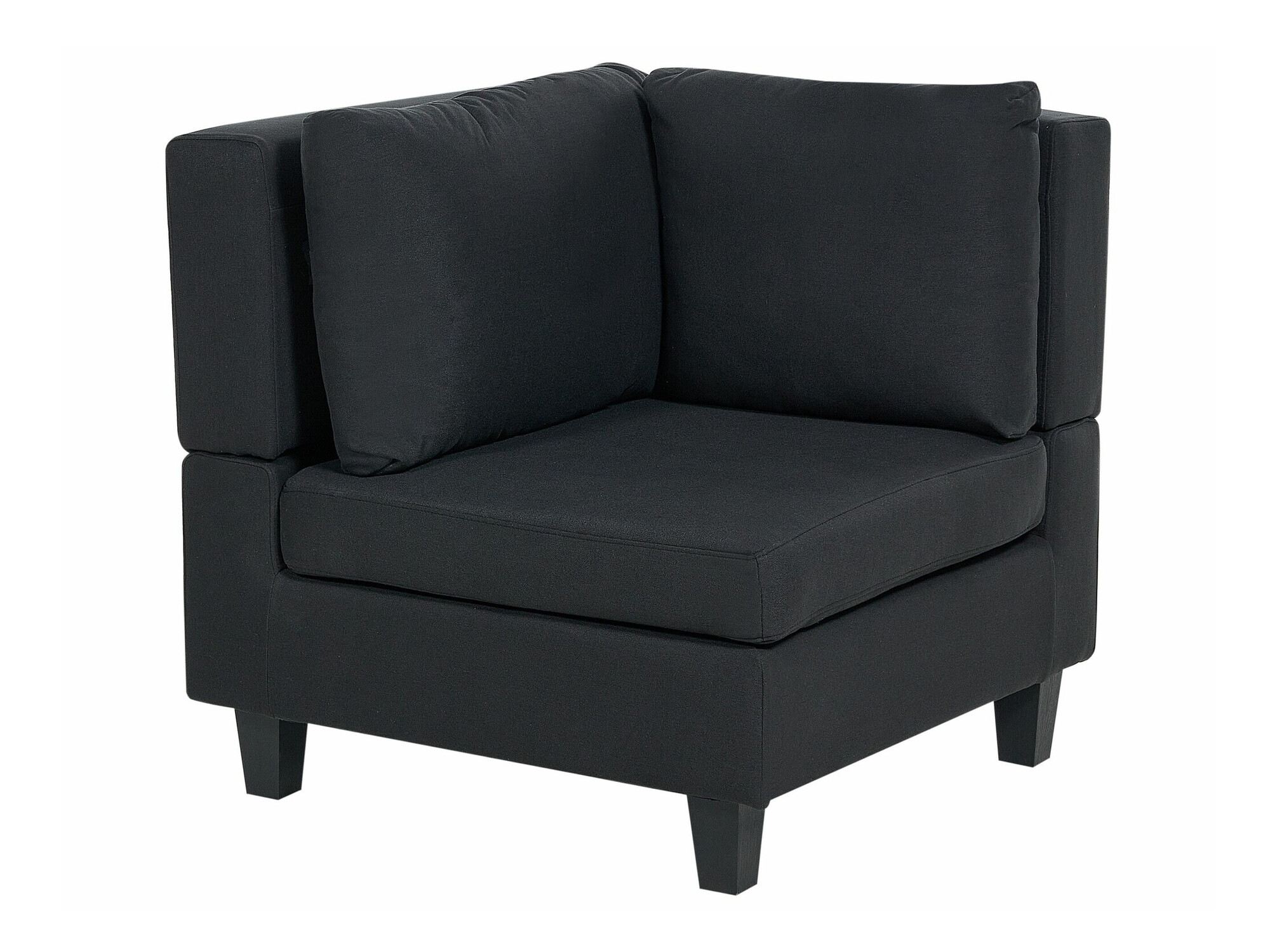 Moduļu stūra dīvāns Elbmeli 109 (Melns)