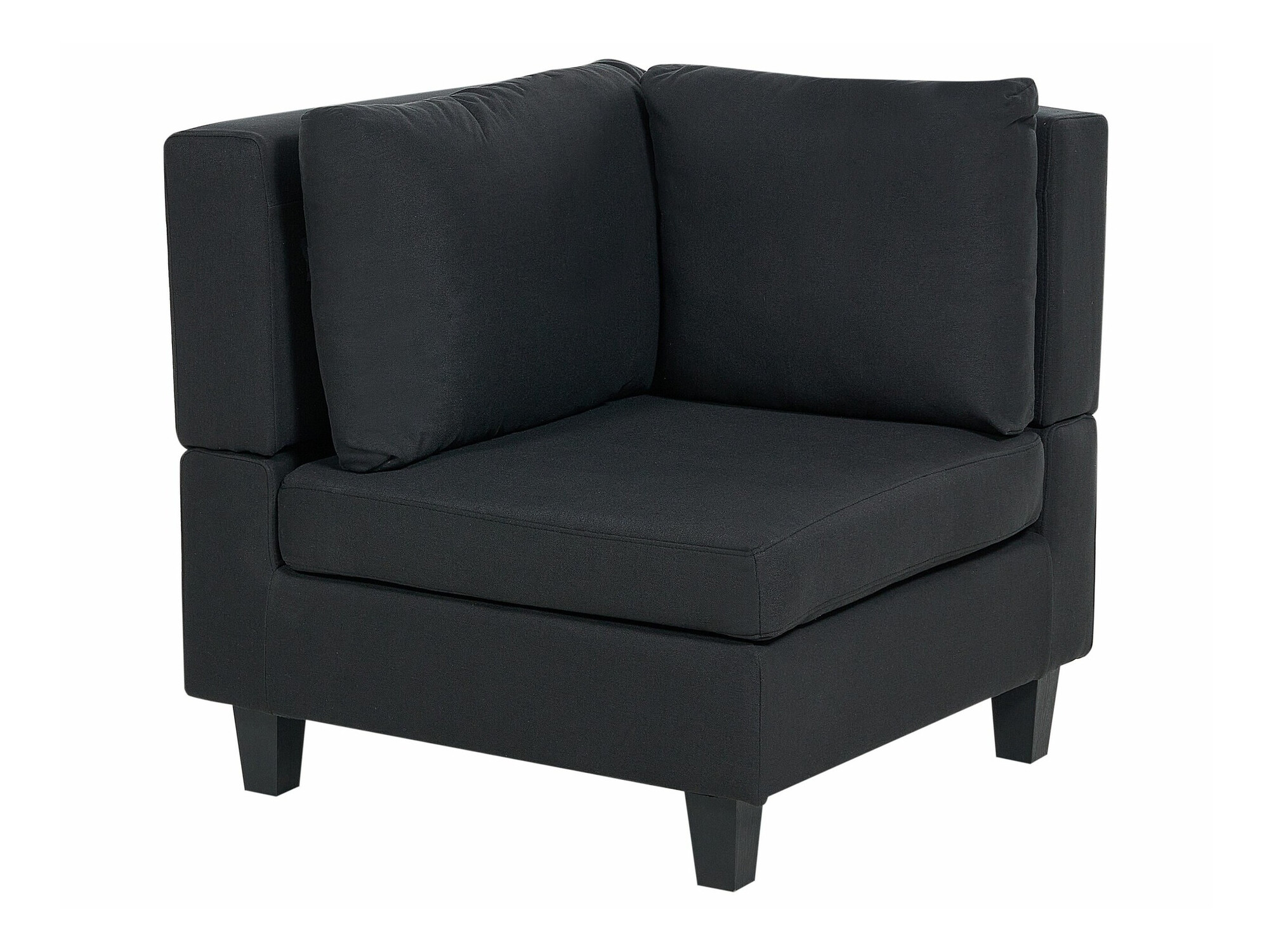 Moduļu stūra dīvāns Elbmeli 109 (Melns)