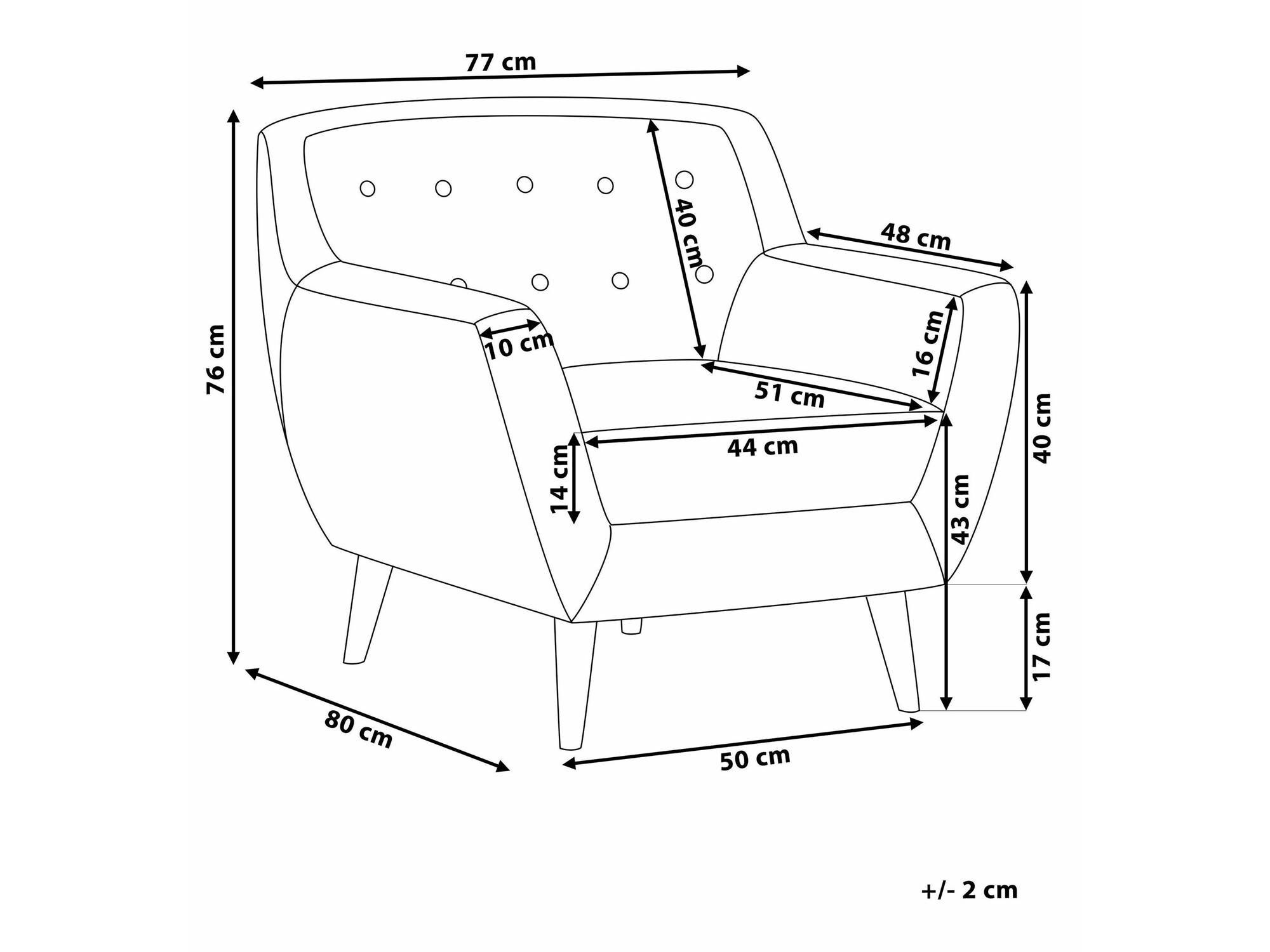 Кресло Berwyn 215 (Бежевый)
