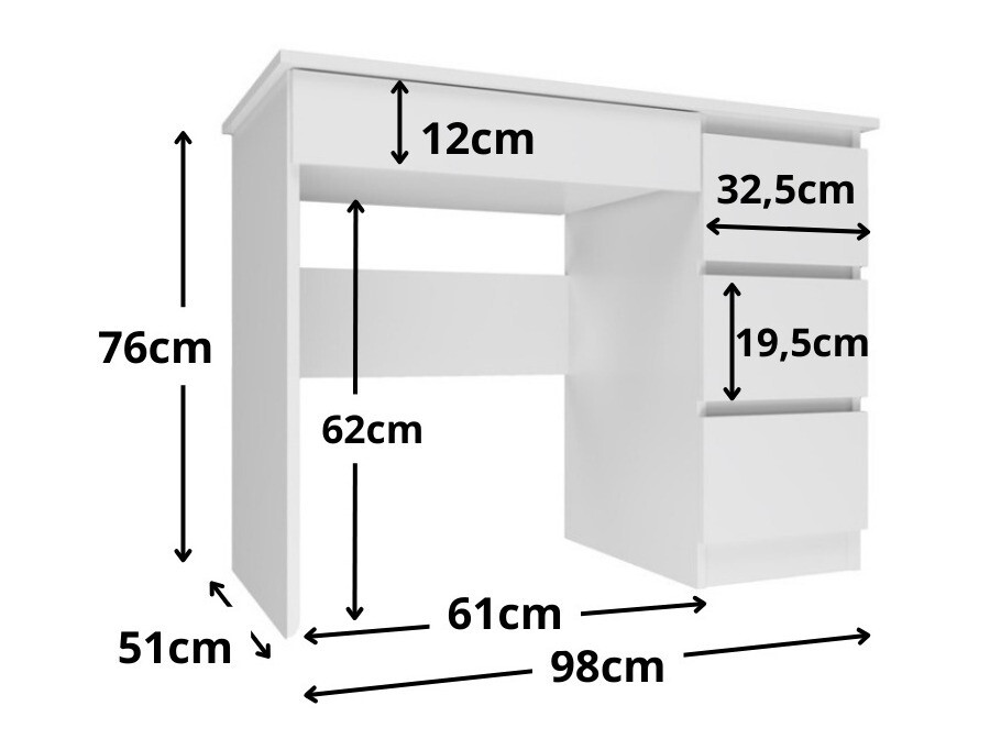 Письменный cтол Elbvelu 108 (Сонома Дуб)