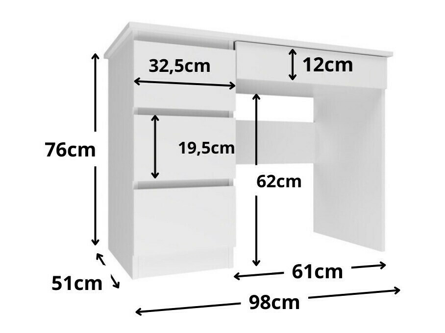 Rakstāmgalds Elbvelu 108 (Pelēks)