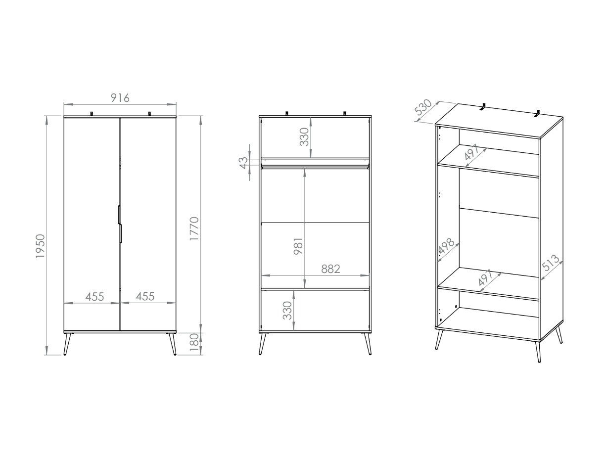 Шкаф Odenovu 100