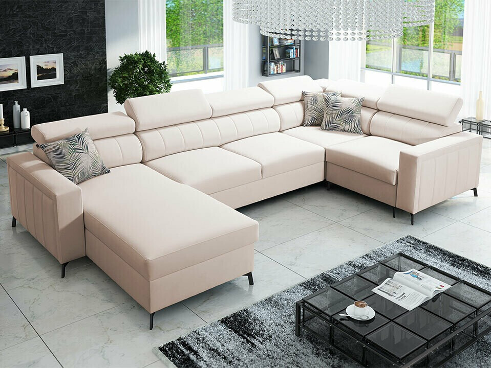 Stūra dīvāns Sarasota 154 (Mono 231 + Botanical 36)