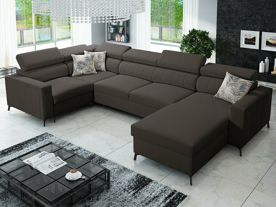 Stūra dīvāns Sarasota 154 (Mono 234 + Botanical 36)