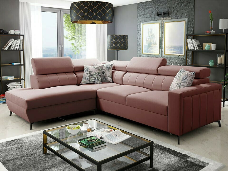 Угловой диван Sarasota 148 (Mono 235 + Botanical 36)