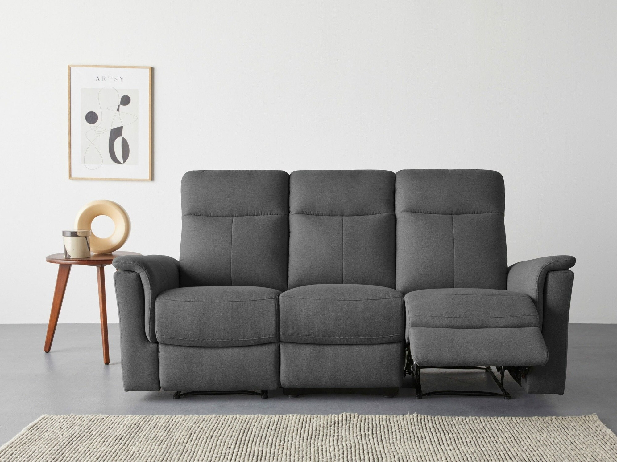 Dīvāns reglainer Denton 1374 (Antracīts)