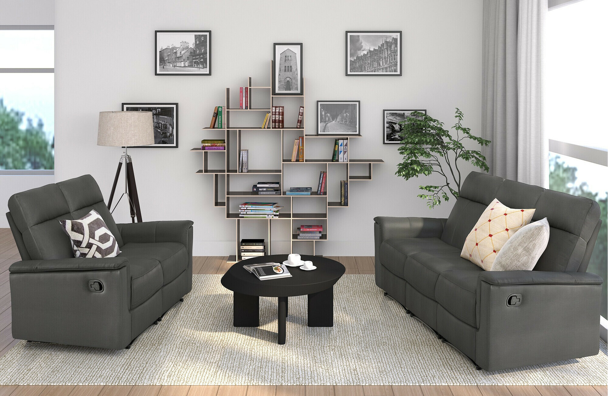 Раскладной диван Denton 1373 (Серый)