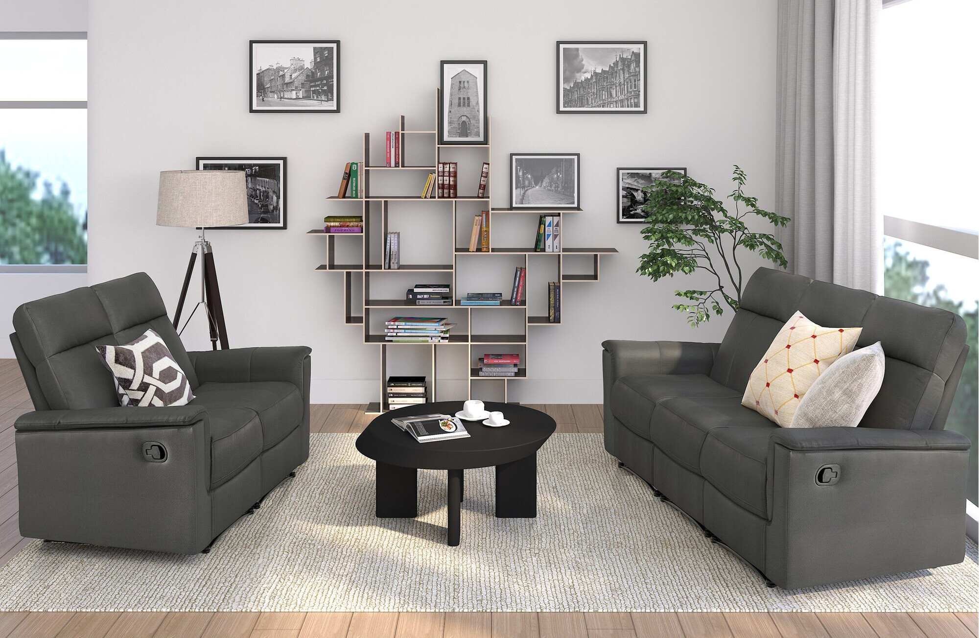 Раскладной диван Denton 1374 (Серый)