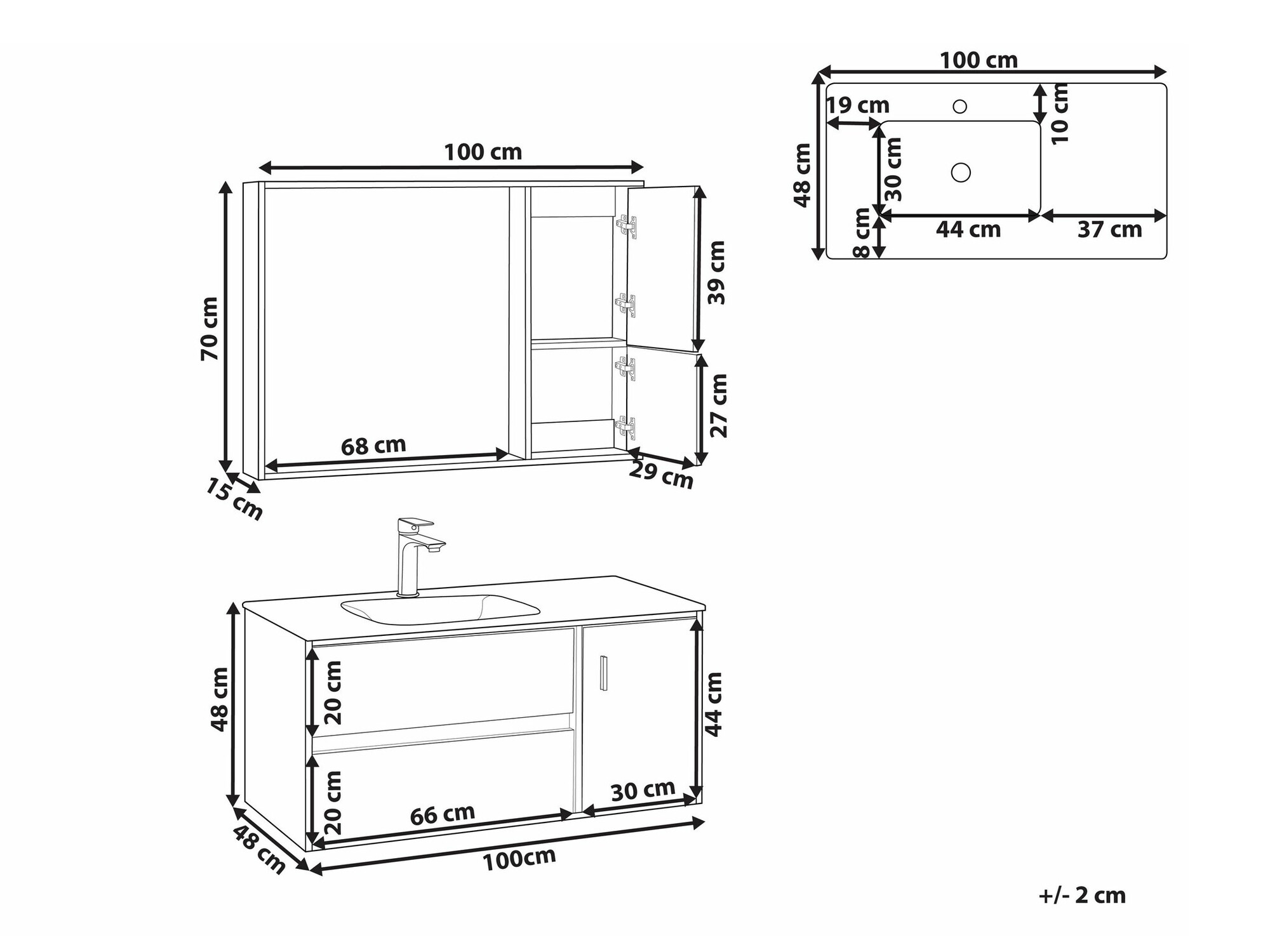 Набор для ванной комнаты Berwyn 2248