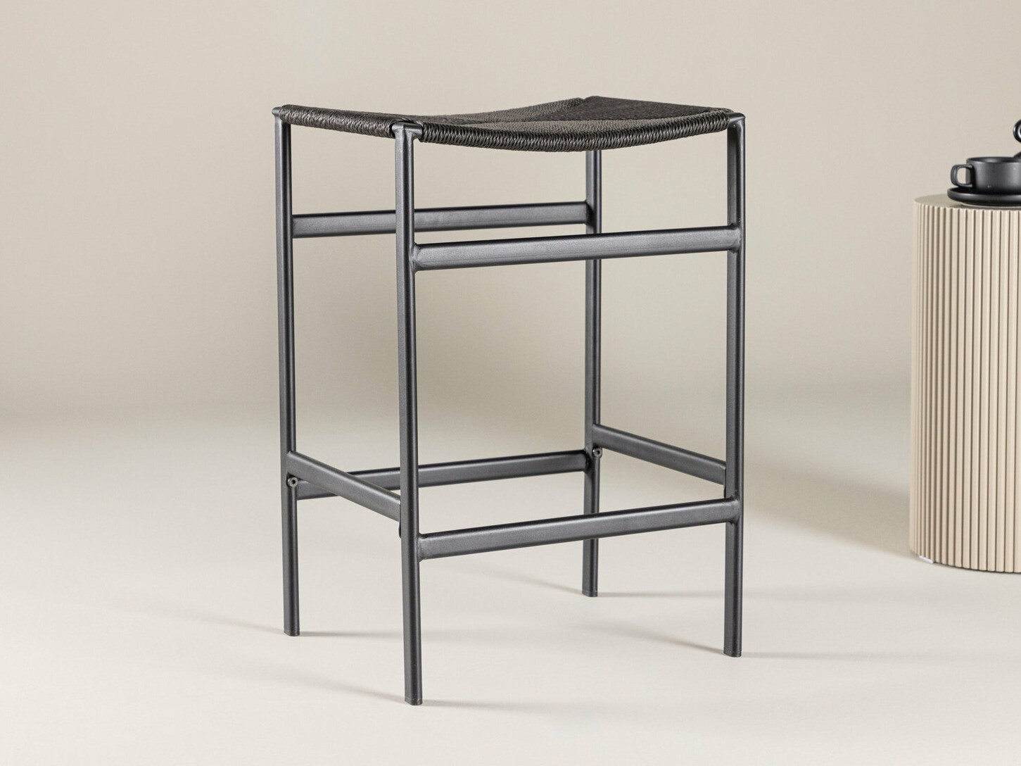 Низкий барный стул Dallas 4564 (Чёрный)