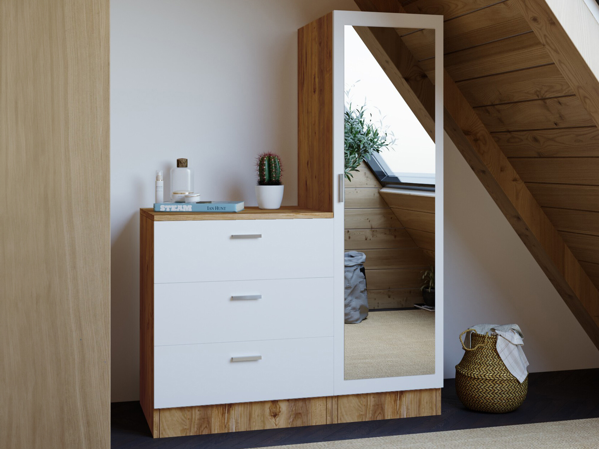 Priekšnama komplekts Kailua 558 (Priede + Balts)