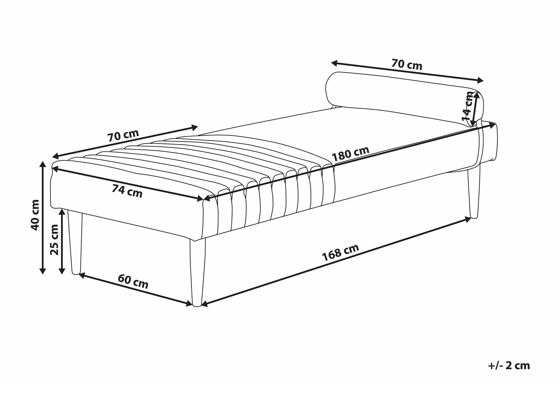 Кушетка Berwyn 2252 (Бежевый)