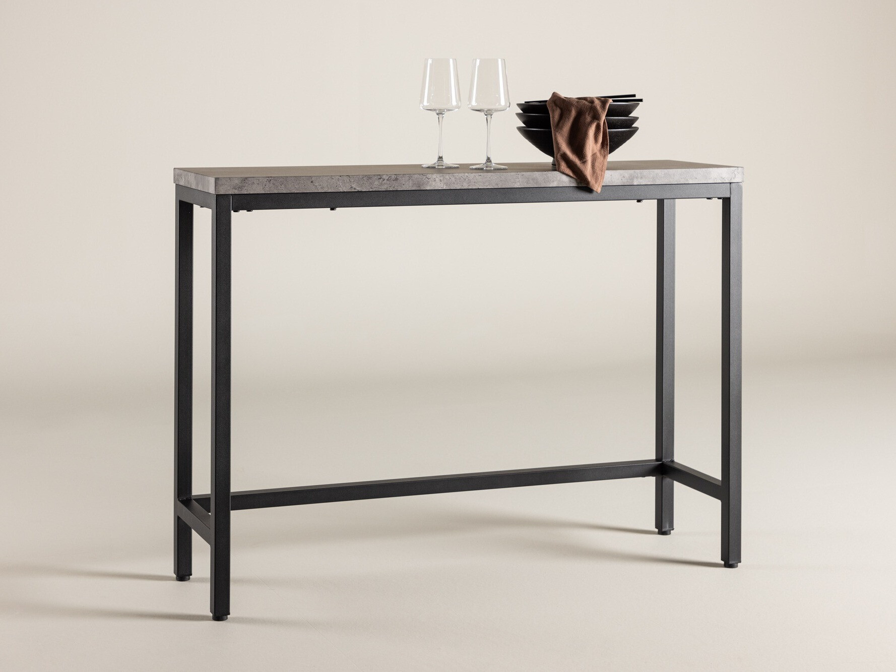 Konsole Dallas 2468 (Melns + Betons)