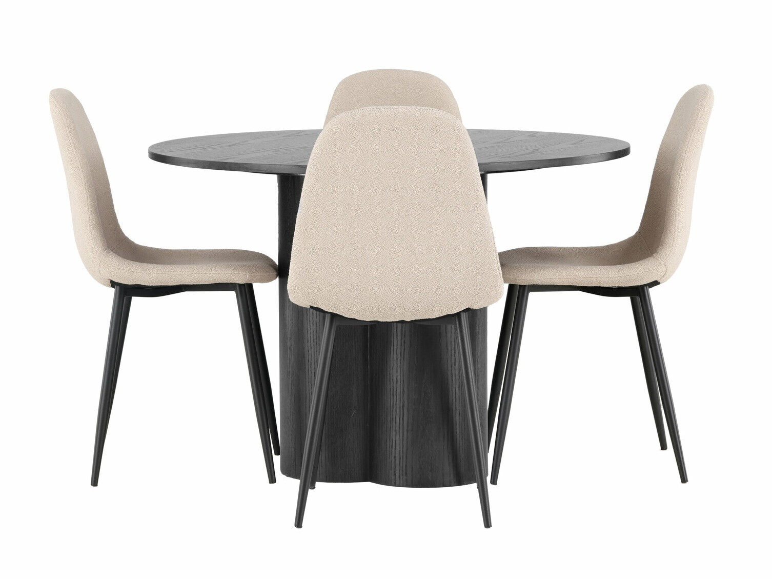 Обеденный гарнитур Dallas 4578 (Чёрный)