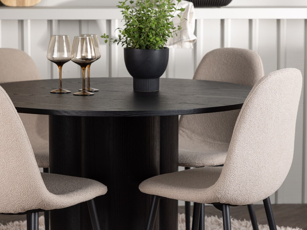 Обеденный гарнитур Dallas 4578 (Чёрный)