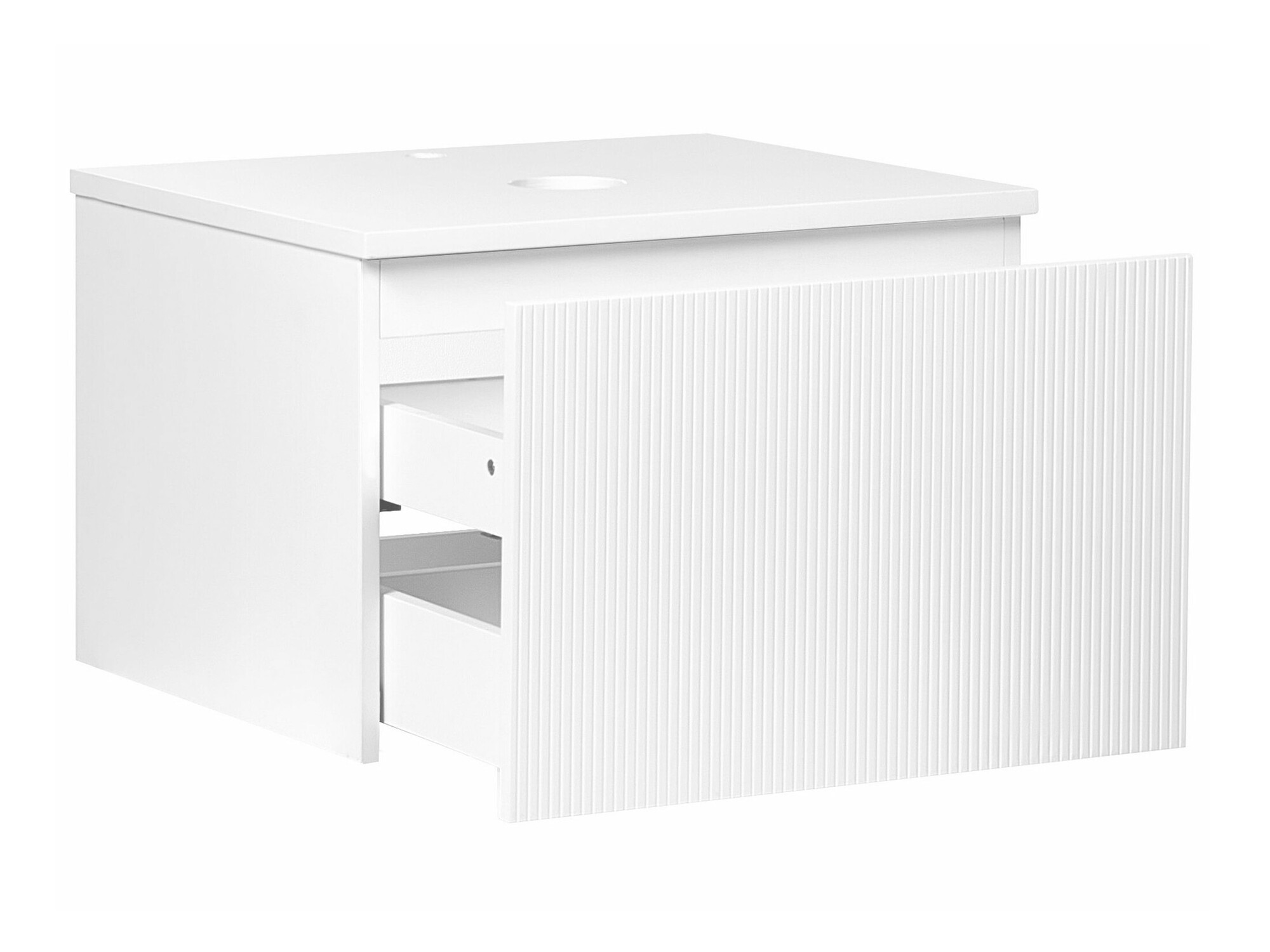 Piekarams vannas istabas skapītis izlietnei Berwyn 2253 (Balts)