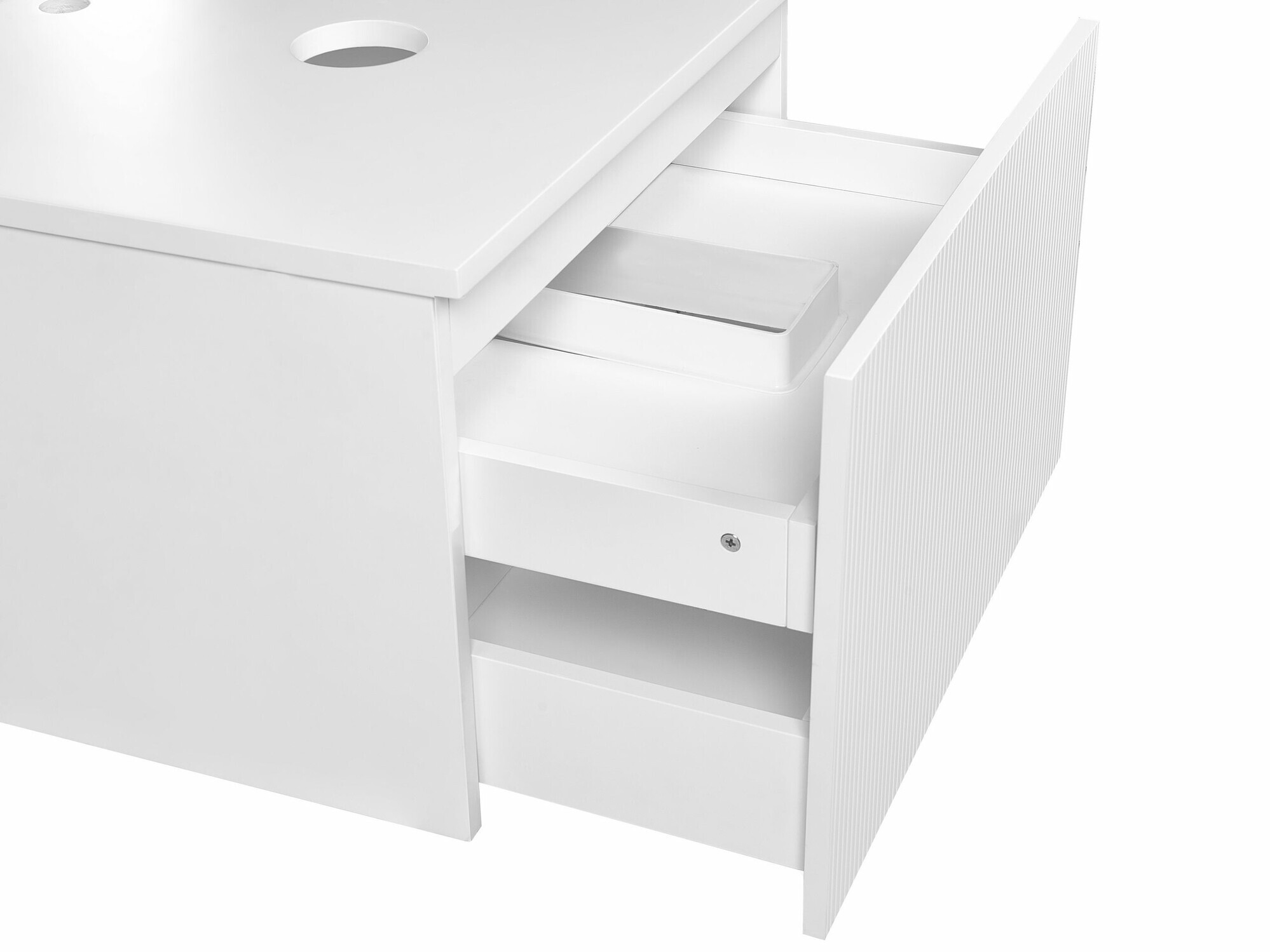 Piekarams vannas istabas skapītis izlietnei Berwyn 2253 (Balts)