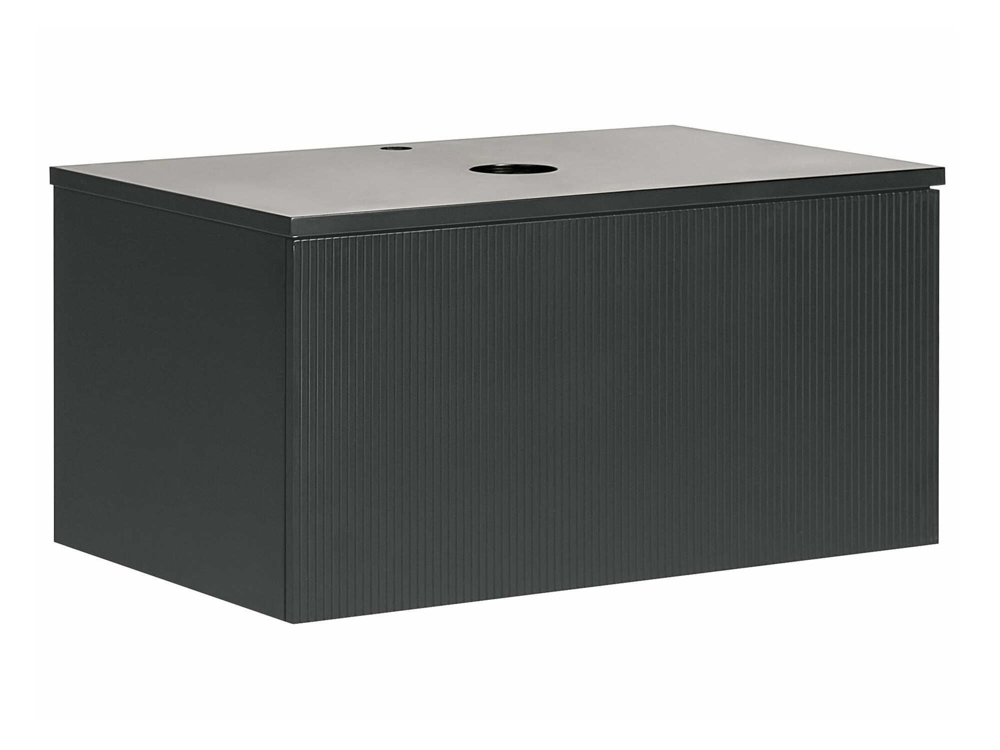 Piekarams vannas istabas skapītis izlietnei Berwyn 2254 (Melns)