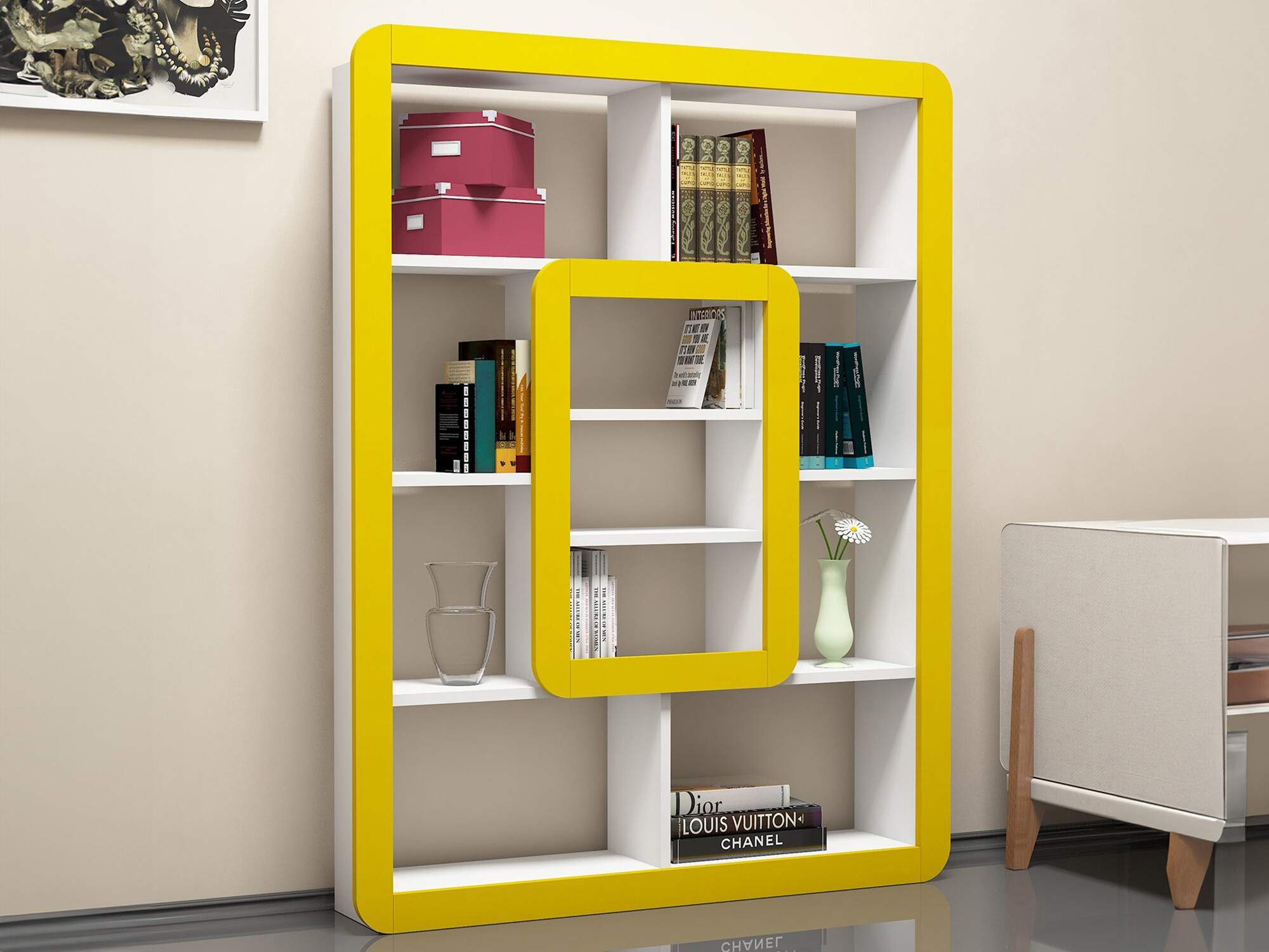 Plaukts Kailua 678 (Balts + Dzeltens)