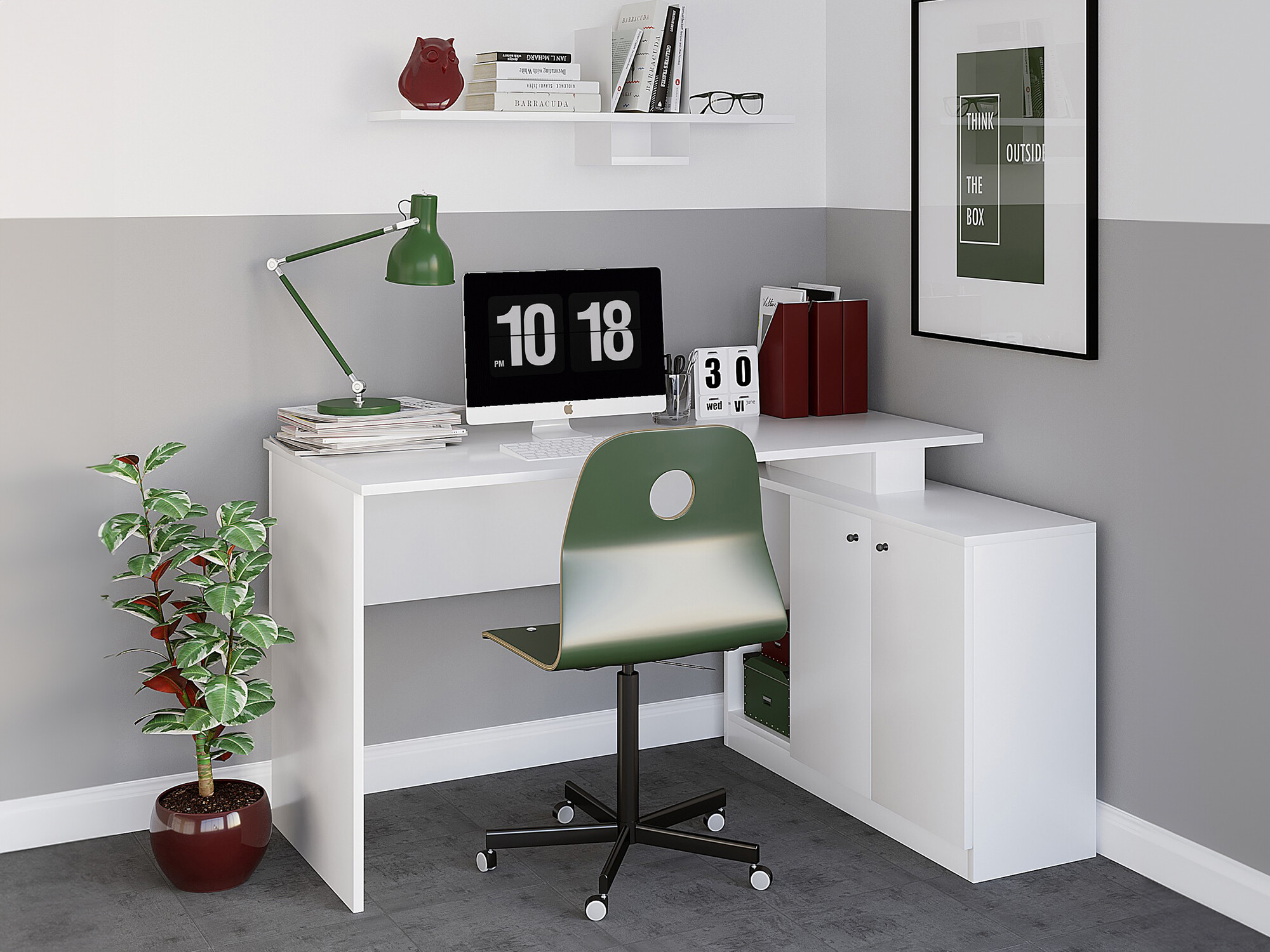 Угловой письменный стол Kailua 673