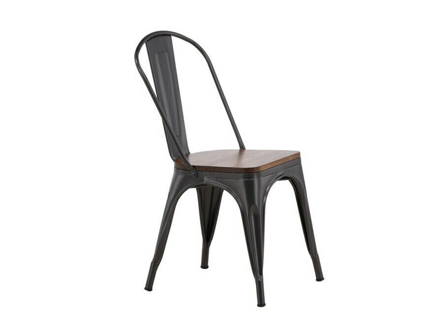 Ēdamistabas komplekts Dallas 4589 (Melns + Riekstkoks)