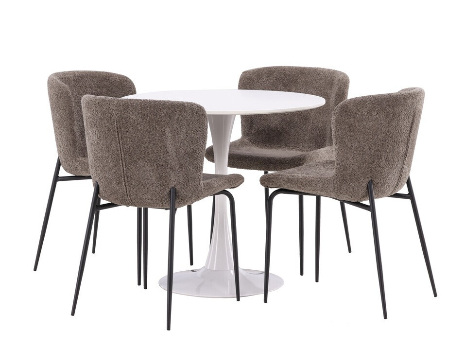 Ēdamistabas komplekts Dallas 4590 (Brūns)