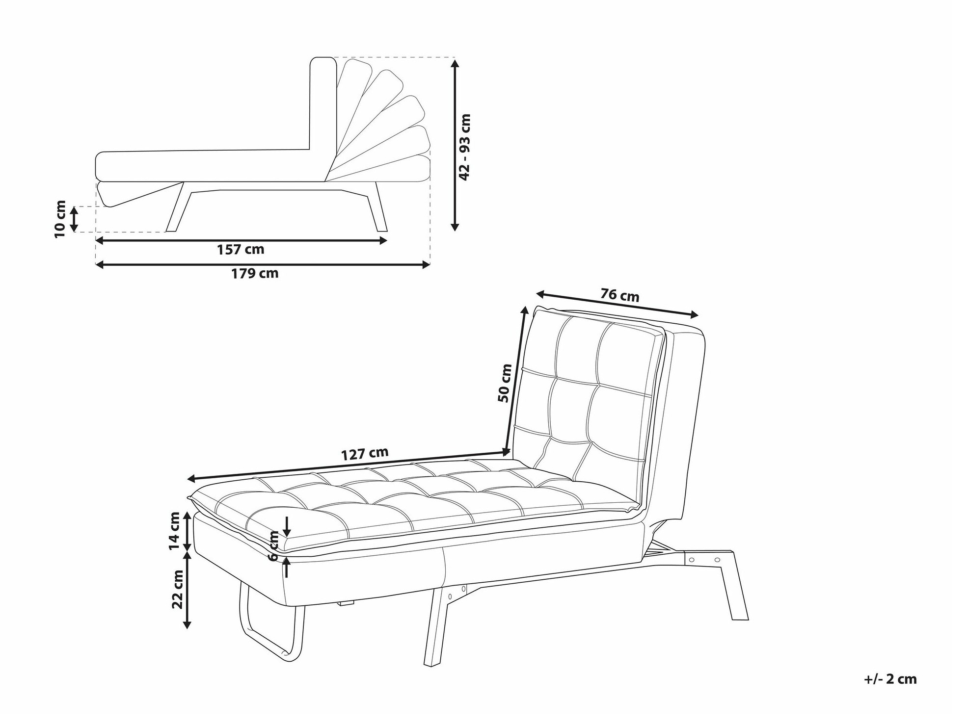 Kušete Berwyn 375 (Gaiši brūns)