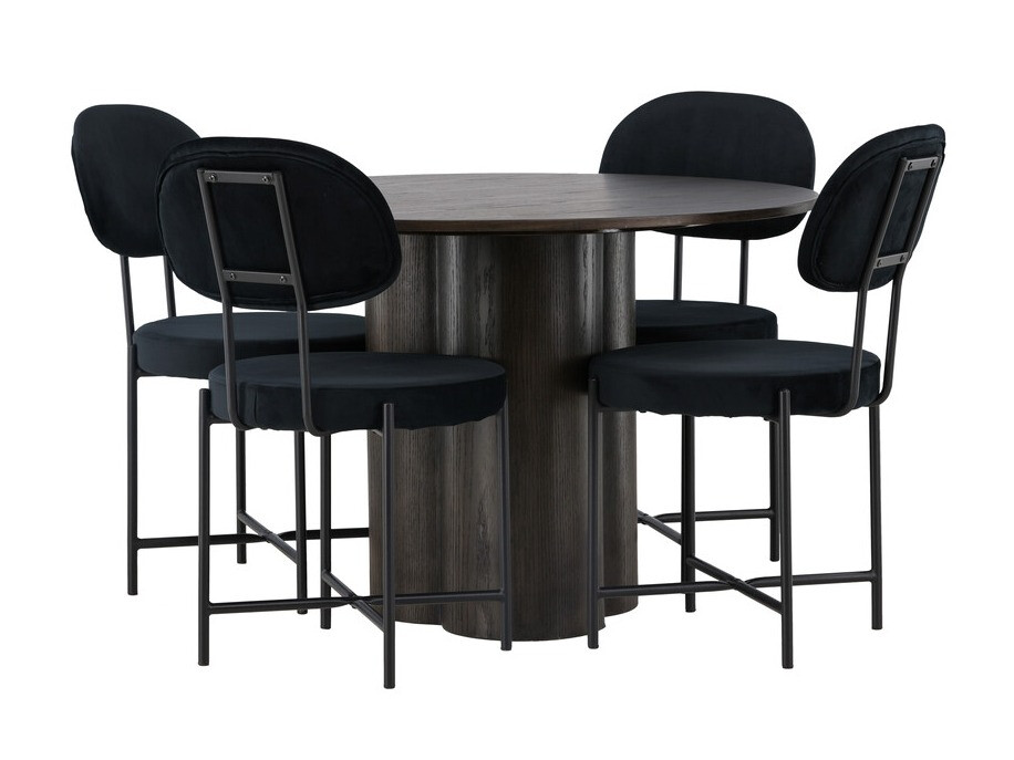 Обеденный гарнитур Dallas 4605 (Темный орех)