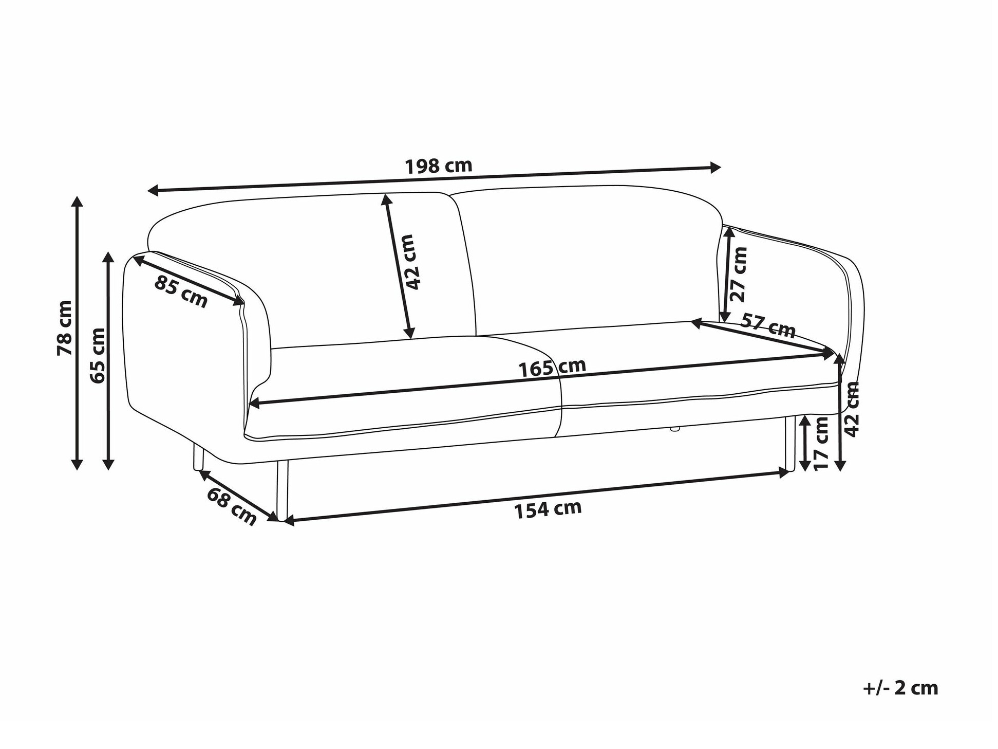 Диван Berwyn 2263 (Белый)