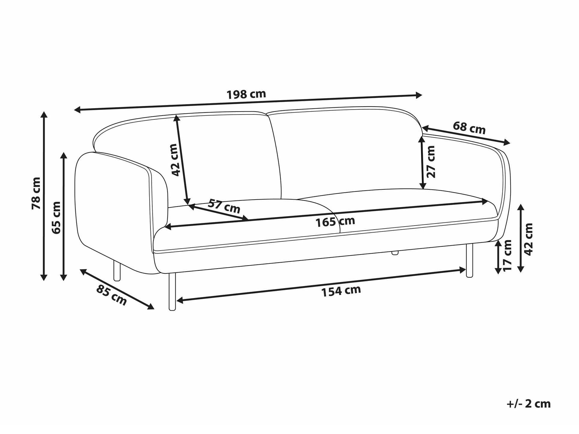 Dīvāns Berwyn 2263 (Bēšs)